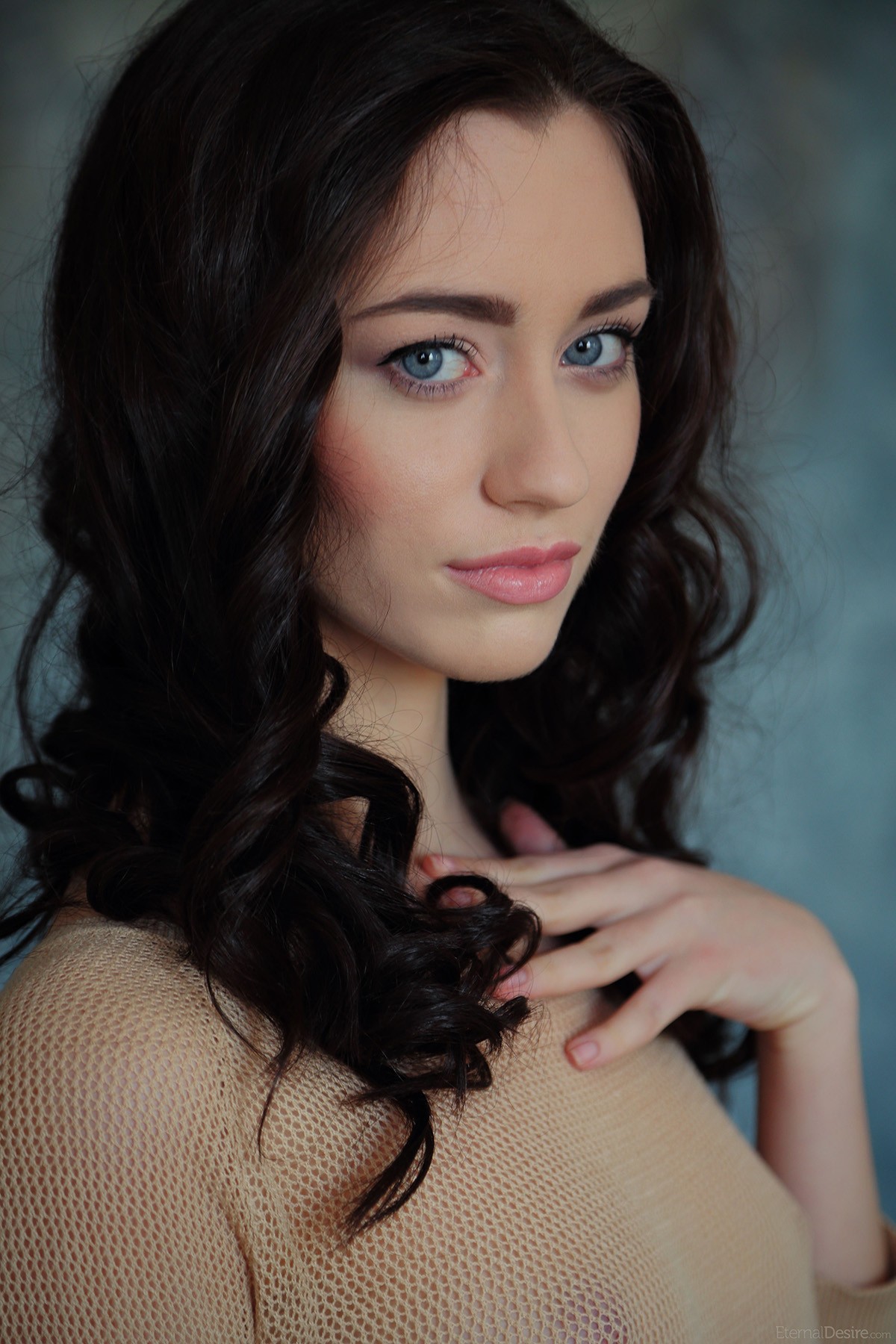 Dark Haired Teen Zsanett Tormay Has Such A Cute Face On Her