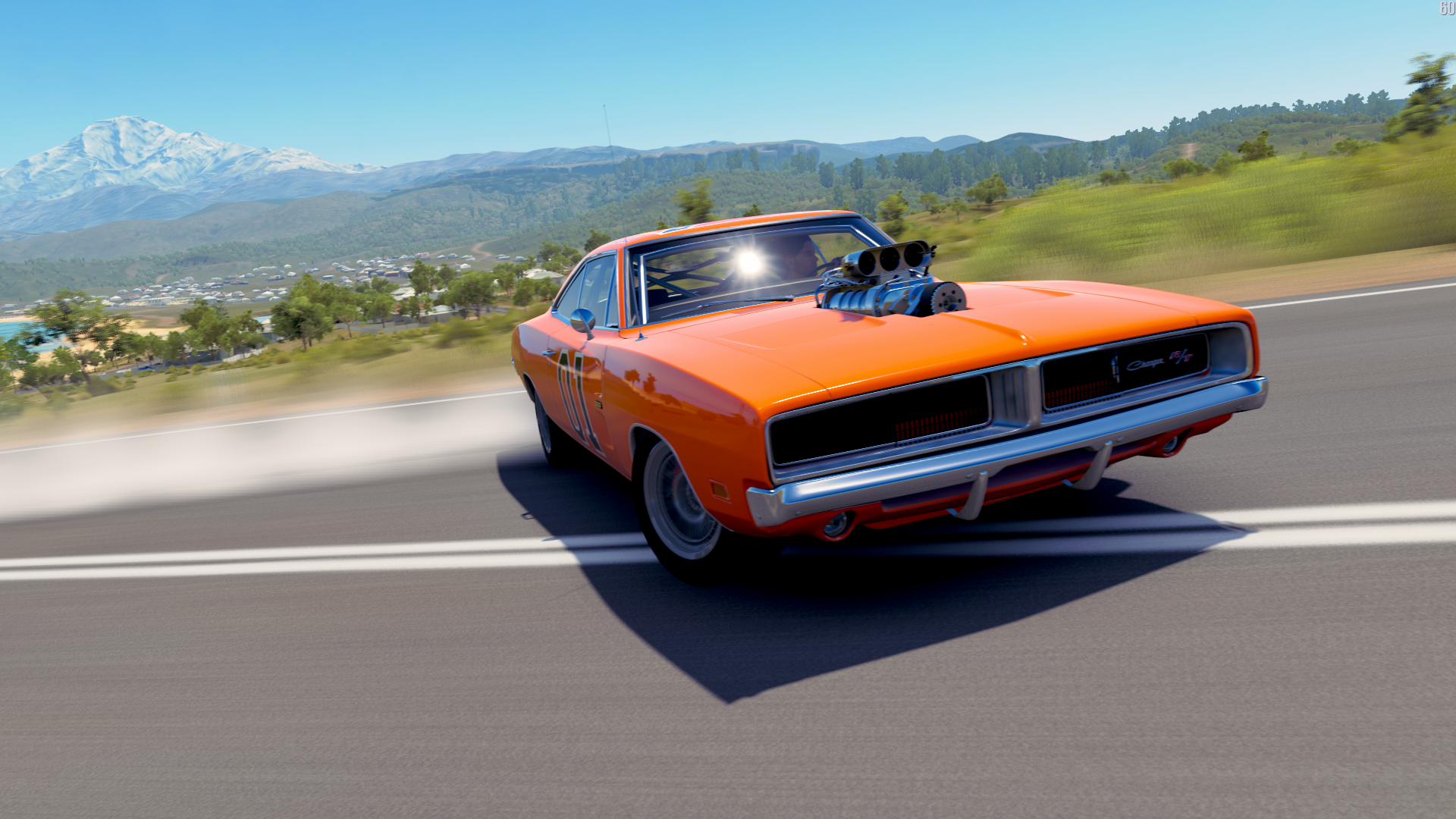 General 1920x1080 Dodge Dodge Charger muscle cars American cars Forza horizon Forza Horizon 3 General Lee video games supercharger PlaygroundGames Turn 10 Studios Xbox Game Studios