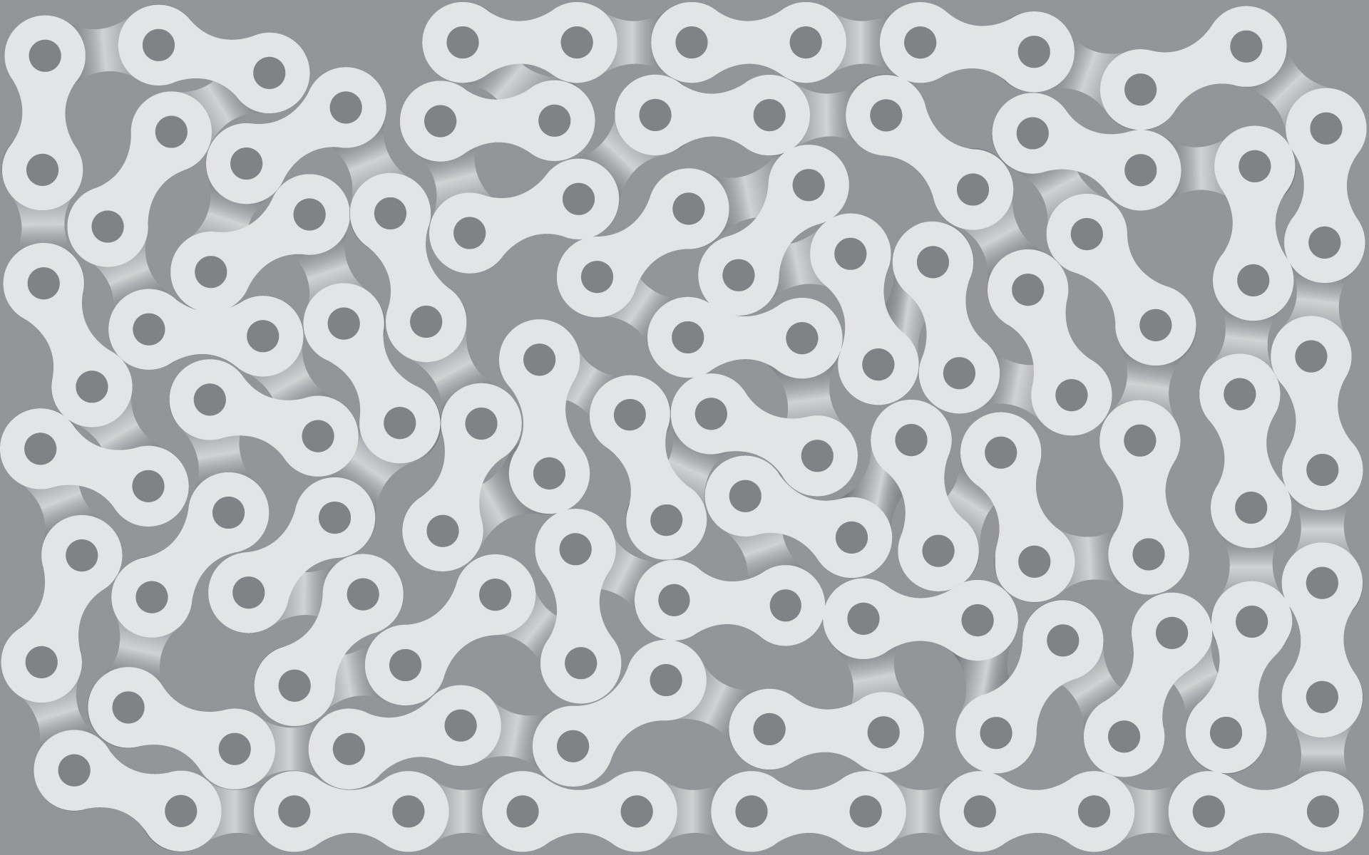 General 1920x1200 digital art gray background minimalism bicycle chain gray