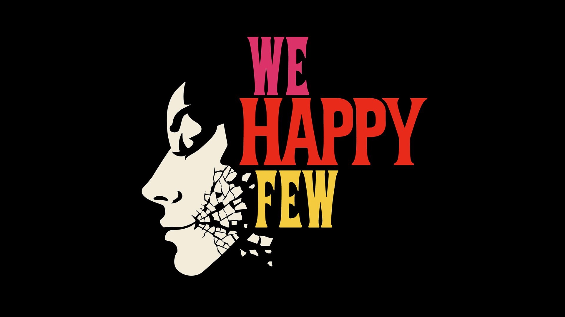 General 1920x1080 face simple background typography video game art We Happy Few profile