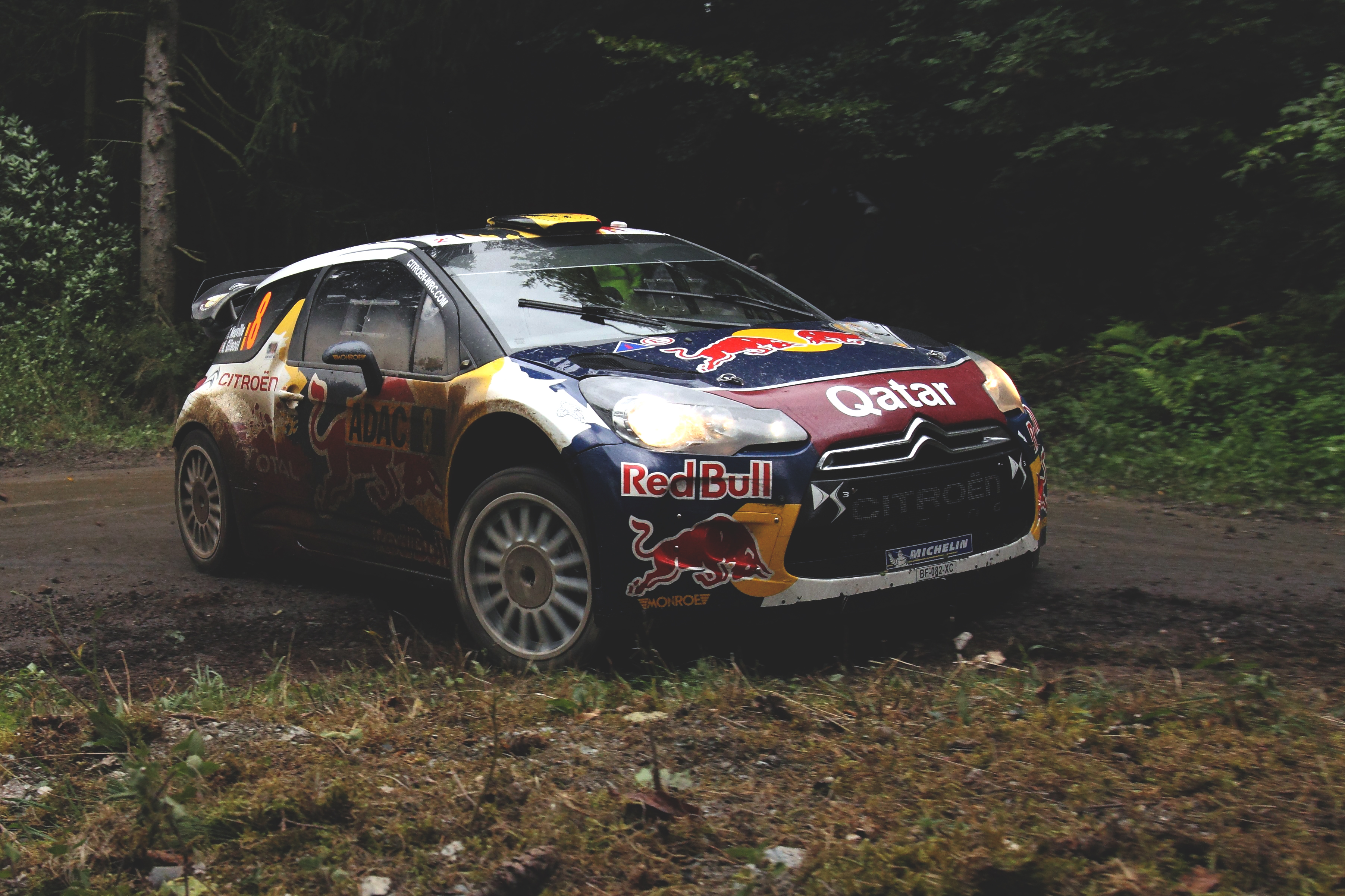 General 3606x2404 Citroën Rally car livery Red Bull rally cars French Cars Stellantis hatchbacks hot hatch Citroen DS3
