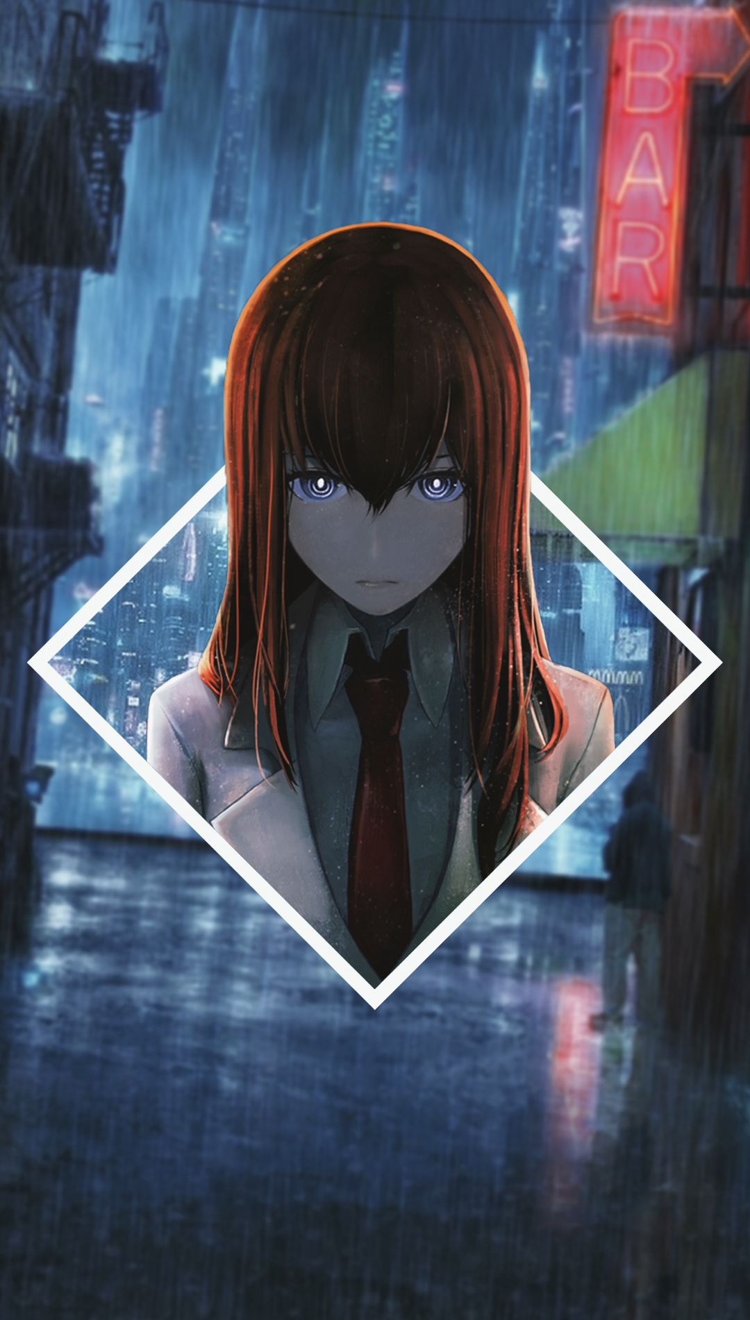 Anime 1080x1902 anime anime girls picture-in-picture Steins;Gate frontal view