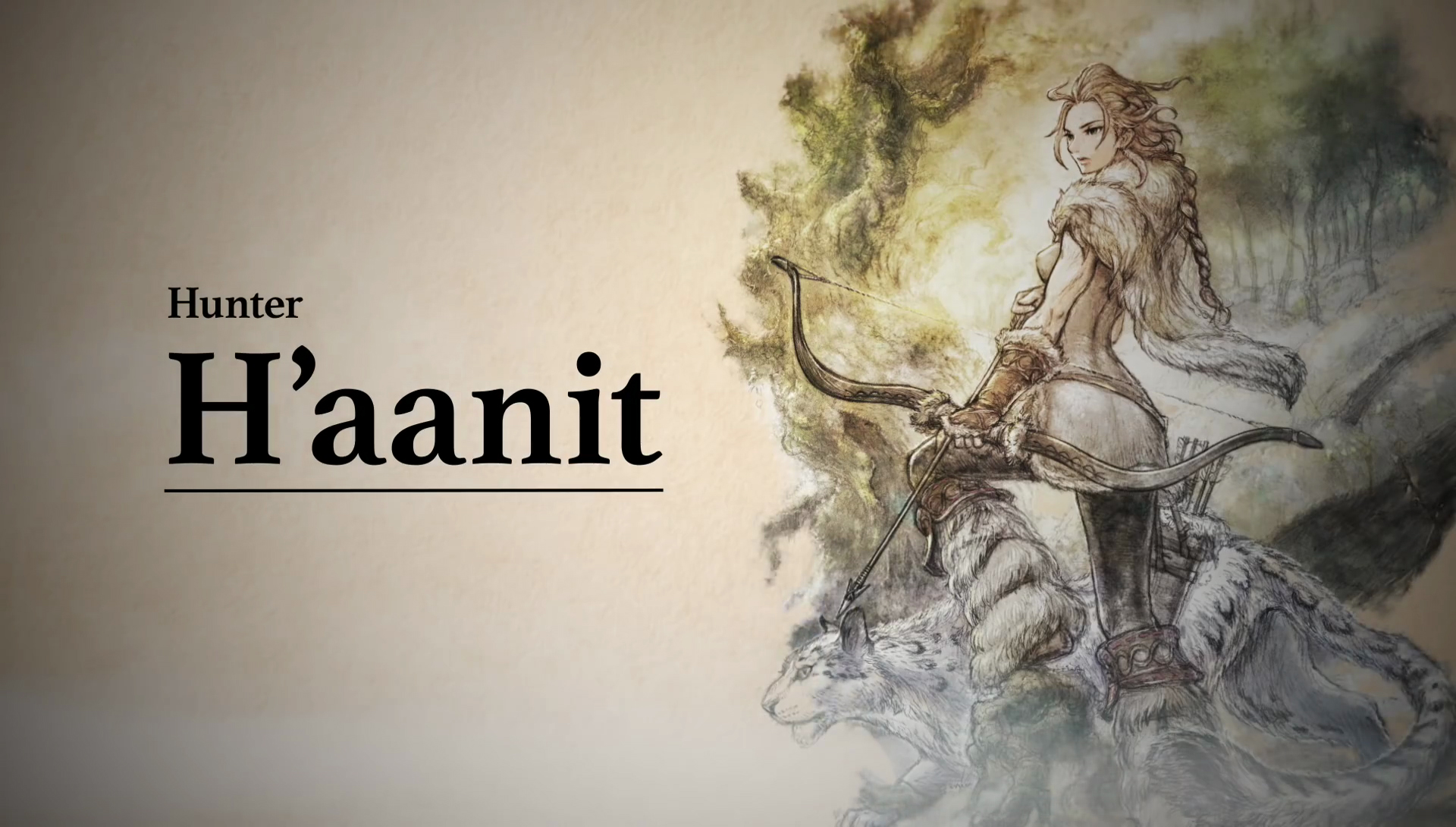 General 1920x1090 Octopath Traveler video games hunter bow video game characters