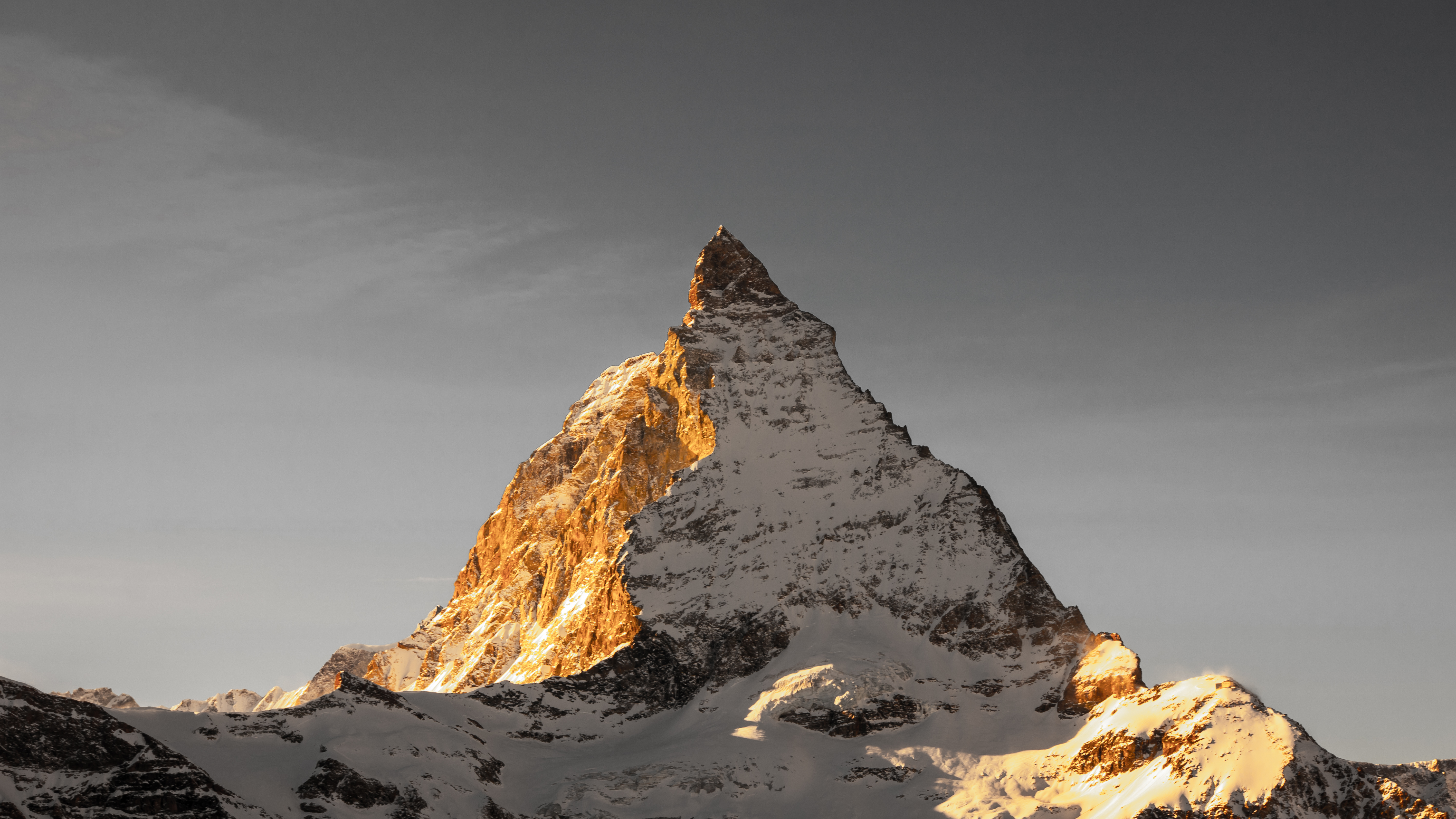General 5671x3190 Switzerland landscape mountains summit Matterhorn winter snow skiing Cervino