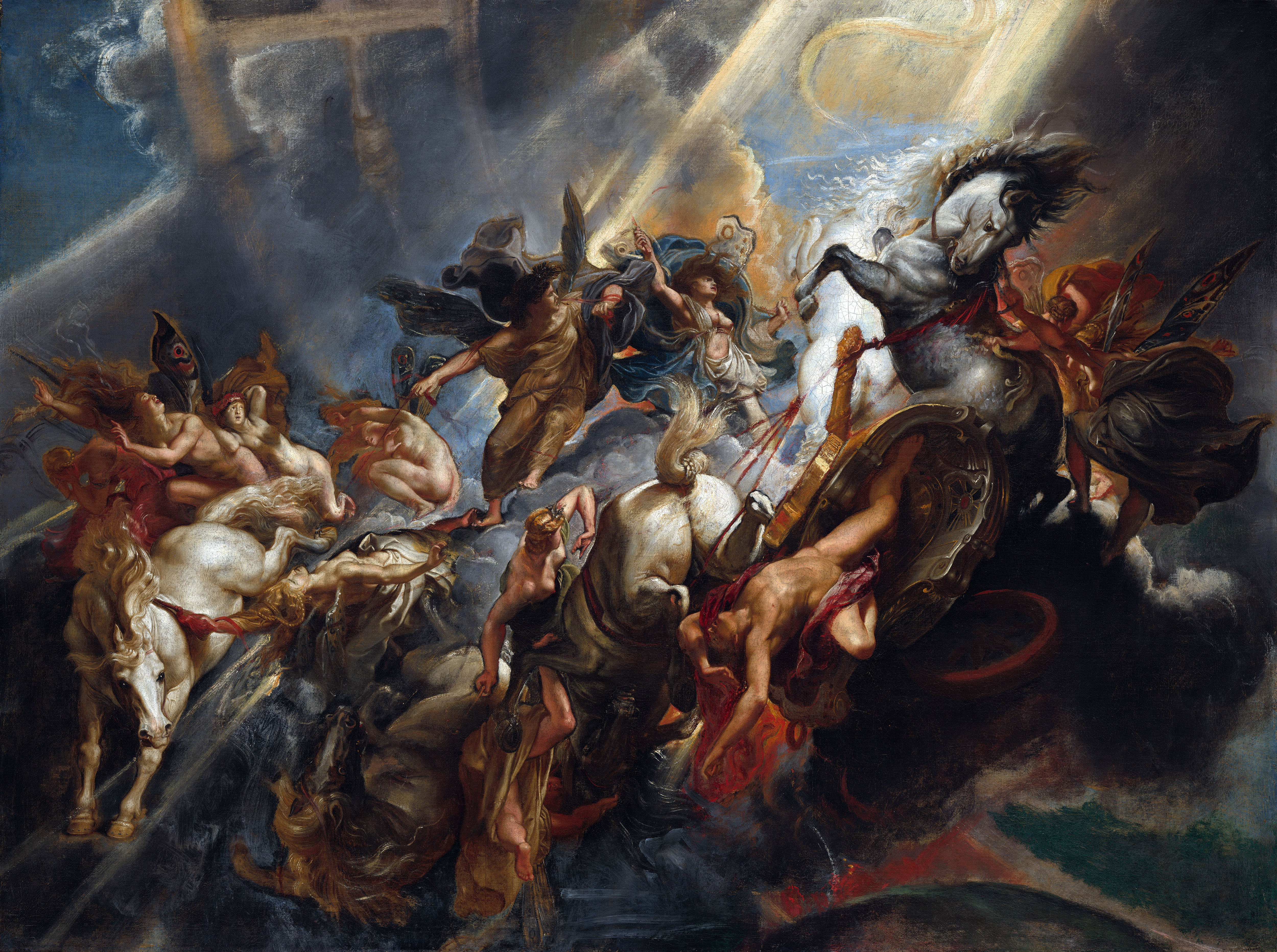 General 5000x3731 Peter Paul Rubens The Fall of Phaeton 1605 classic art painting