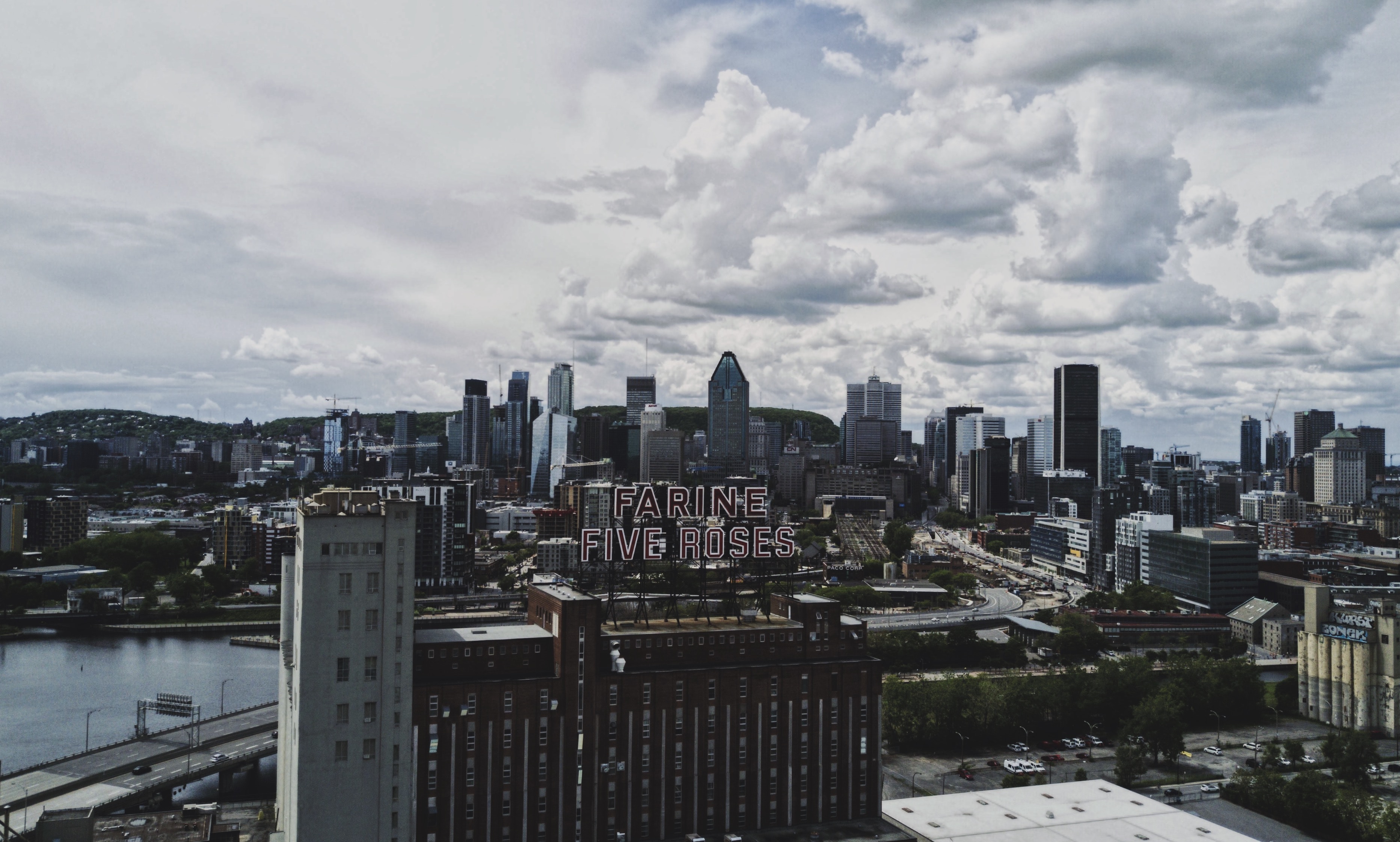 General 3728x2242 photography Montreal Canada urban skyline cityscape building city