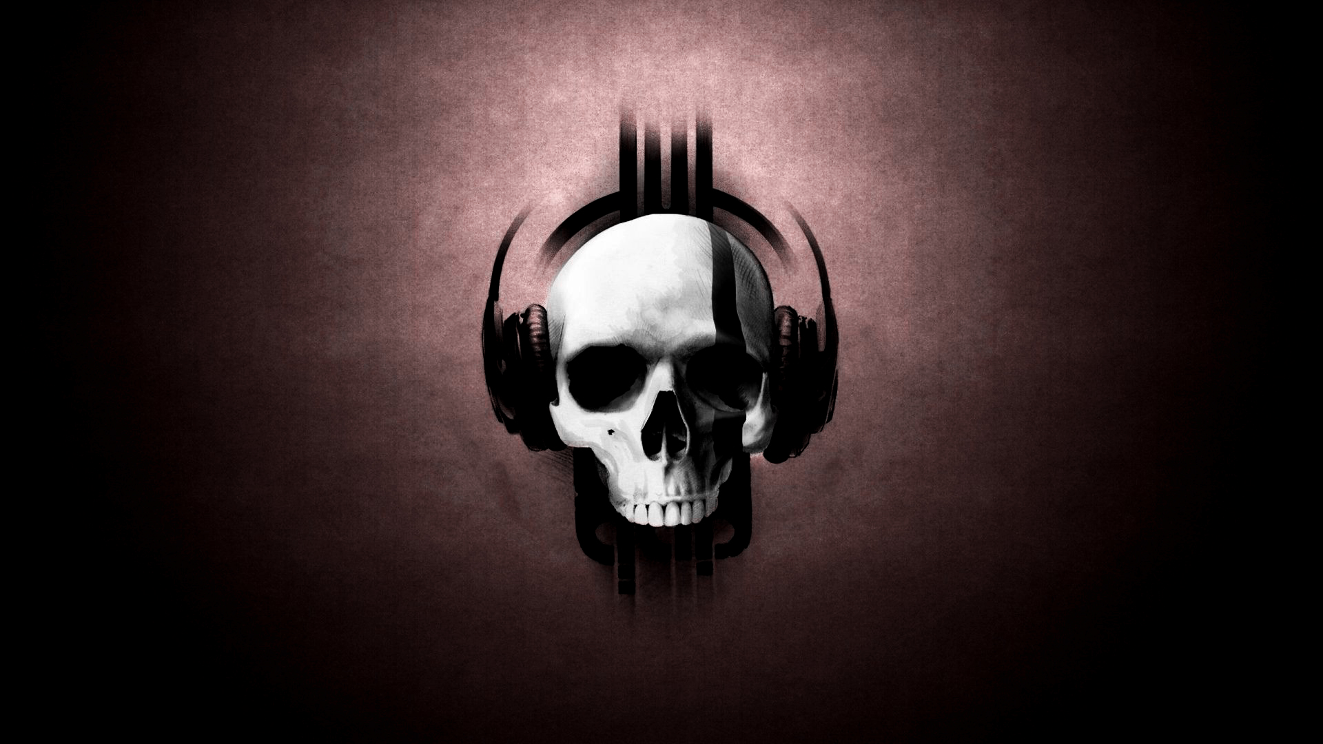 General 1920x1080 skull headphones artwork