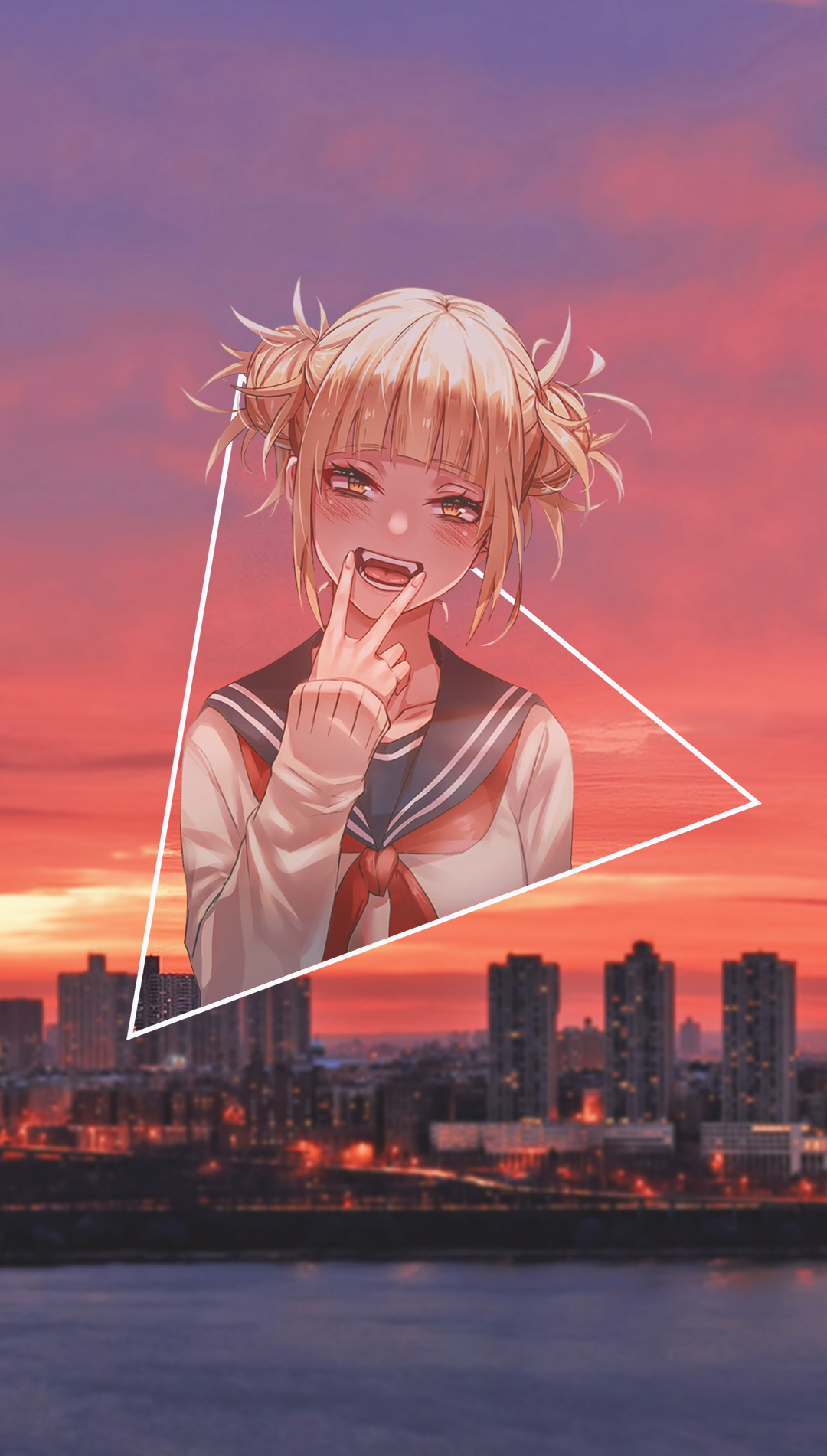 Anime 1080x1902 anime picture-in-picture anime girls Himiko Toga Boku no Hero Academia