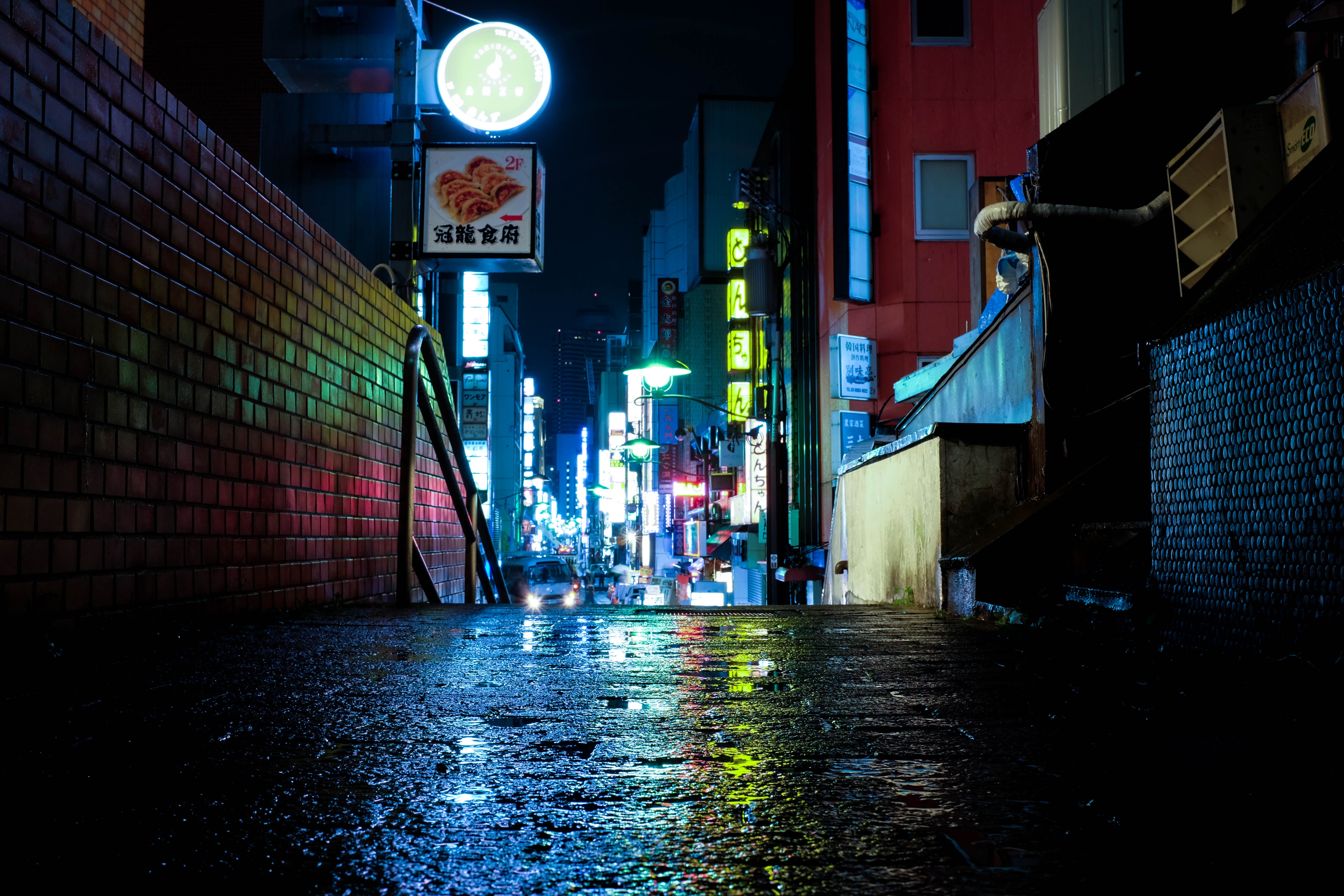 General 4896x3264 Japan Tokyo night urban lights neon