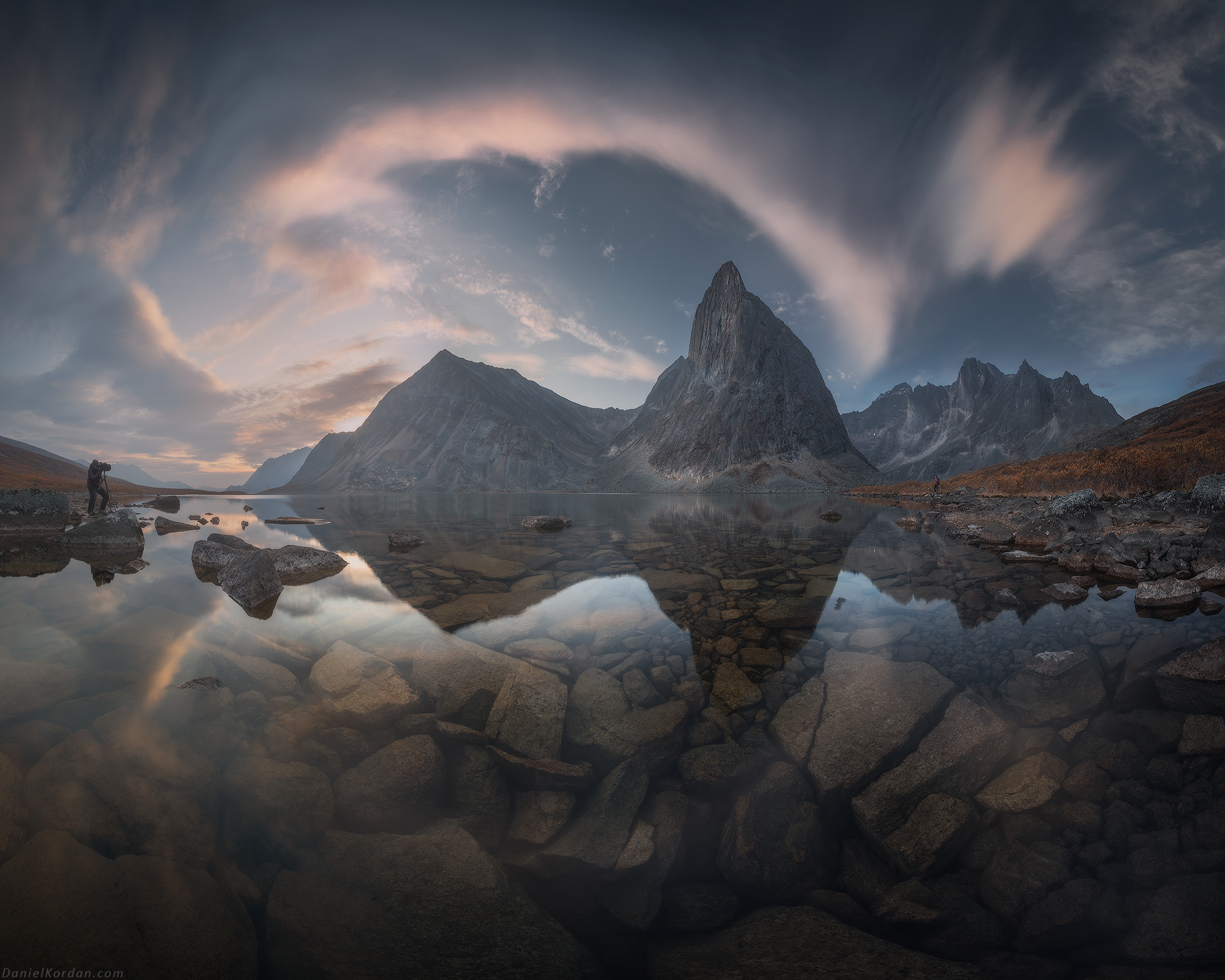 General 1800x1440 Daniel Kordan landscape mountains Yukon sky water rocks reflection horizon
