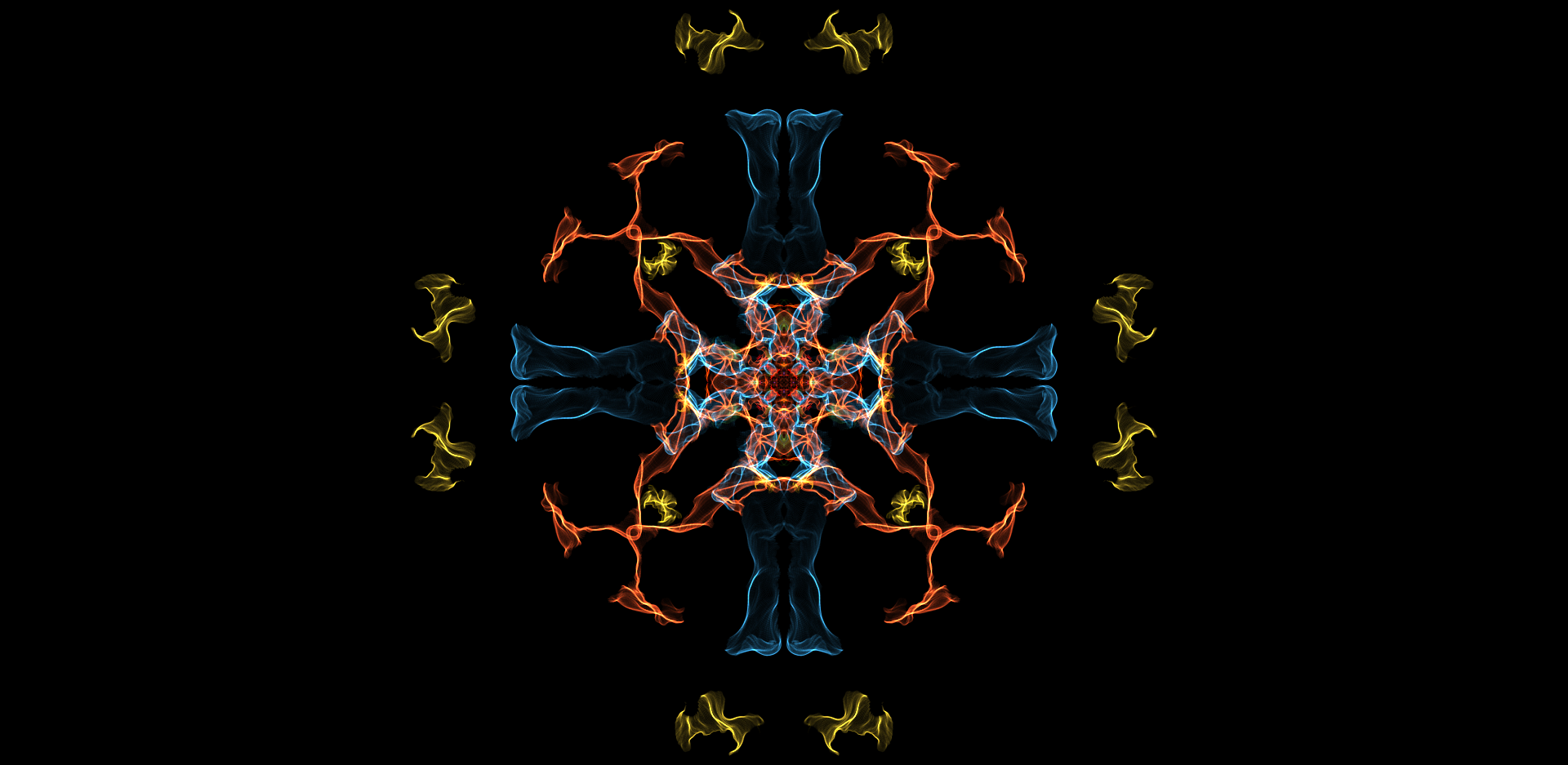 General 1920x937 abstract black background symmetry colorful weavesilk