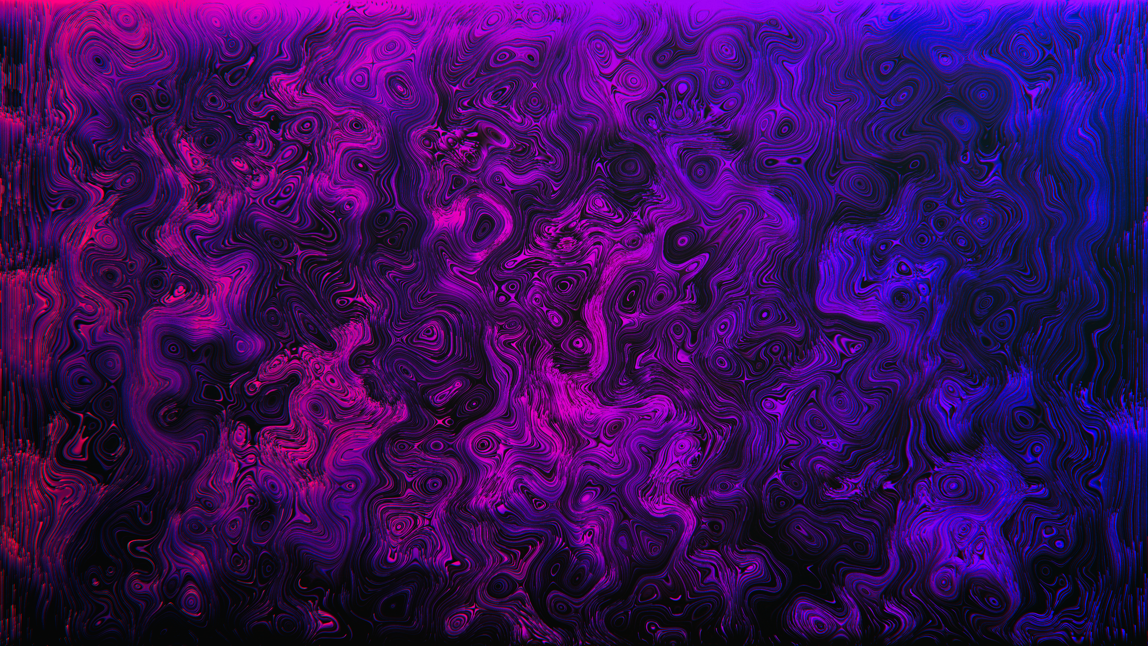 General 3840x2160 purple abstract fluid colorful digital art