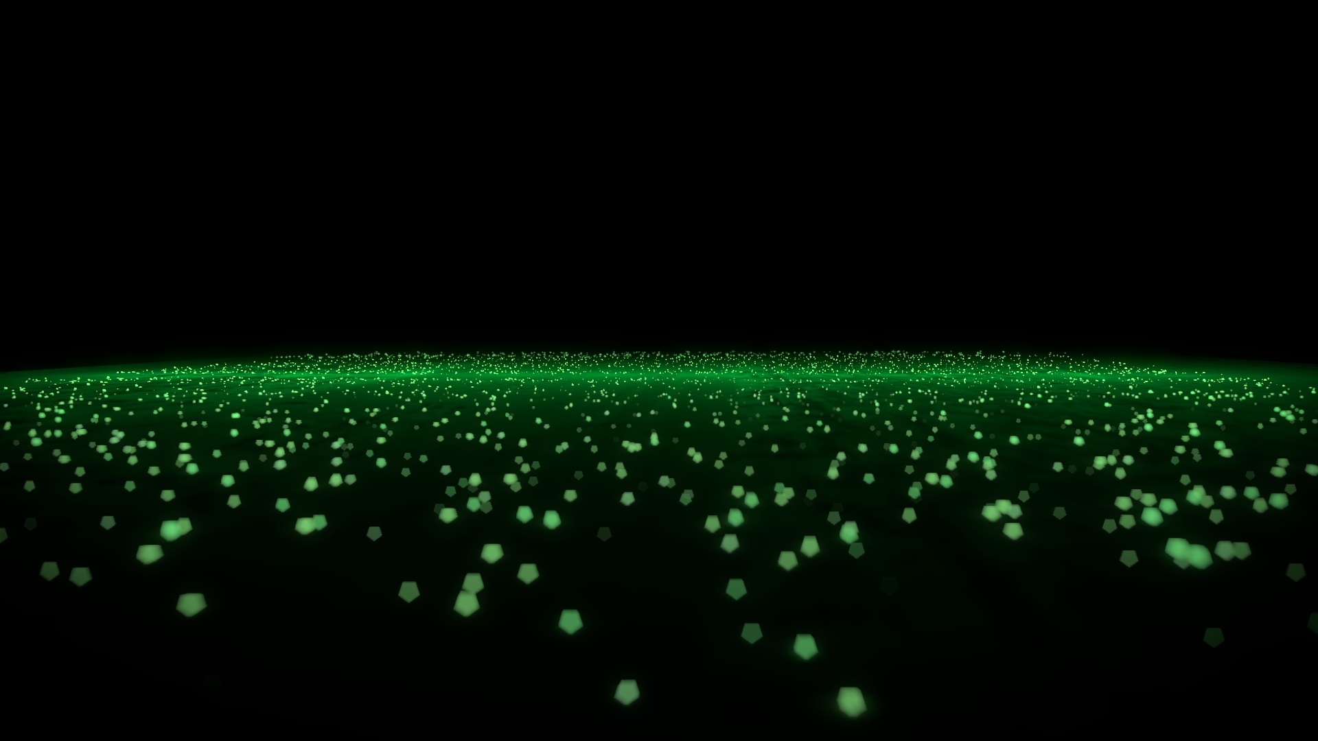 General 1920x1080 CGI lights green simple background