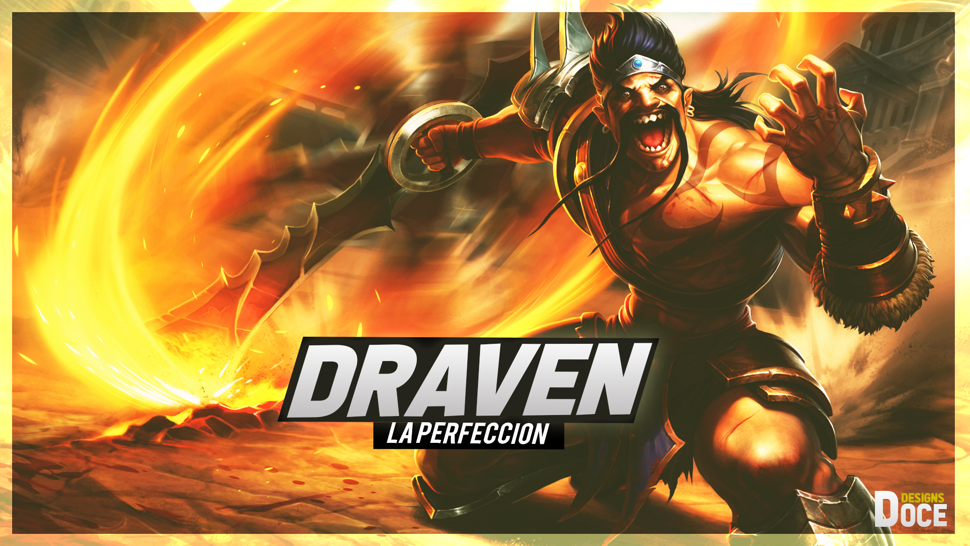 General 1920x1080 League of Legends Draven (League of Legends) PC gaming video game warriors warrior