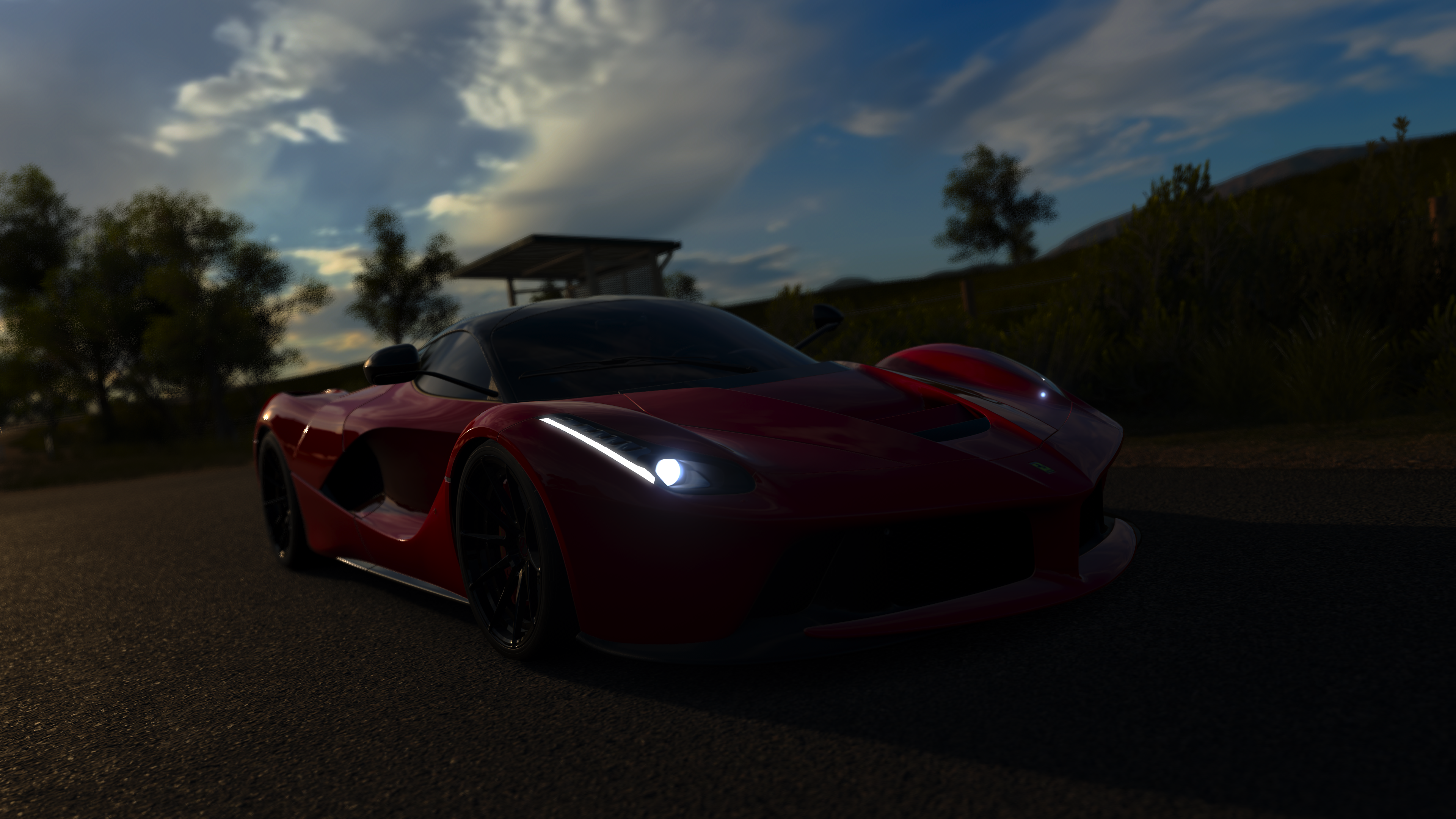 General 3840x2160 Forza Horizon 3 Forza Turn 10 Studios video games supercars Ferrari racing car vehicle red cars