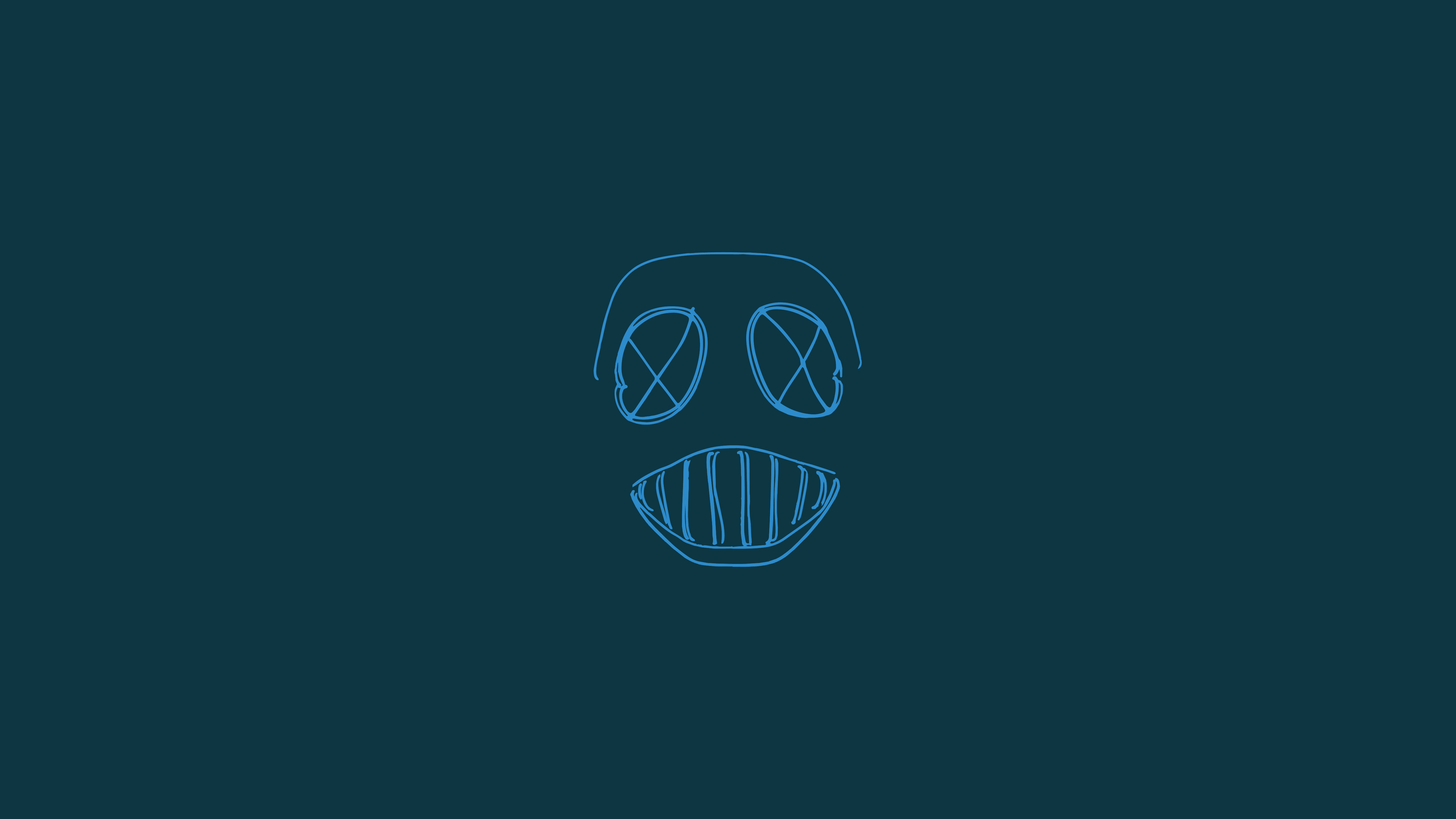 General 5120x2880 mask digital art logo minimalism