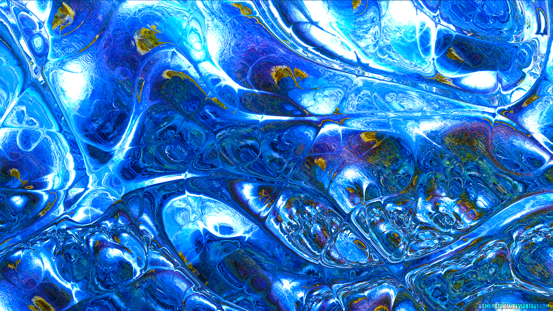 General 1920x1080 abstract digital art RammPatricia blue