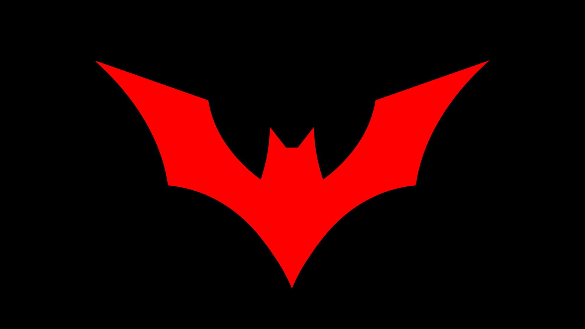 General 1920x1080 Batman Beyond Batman logo DC Comics black background