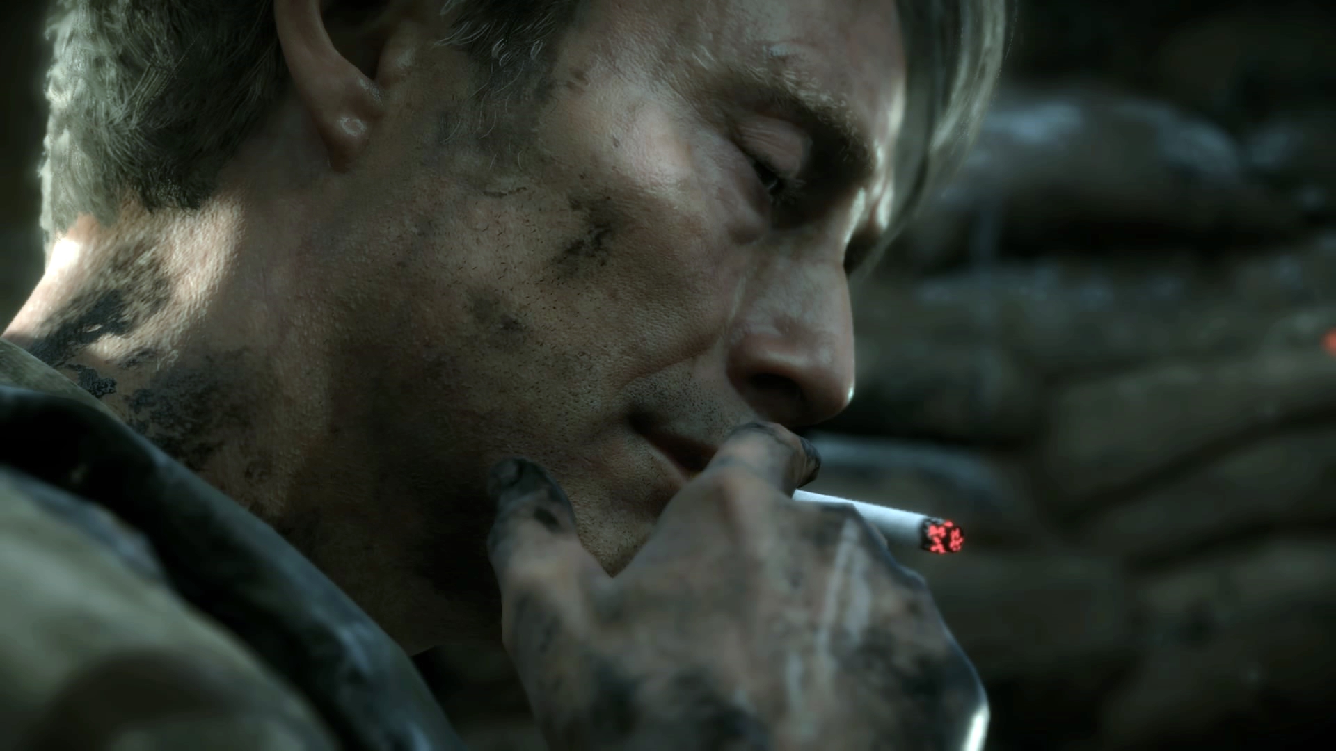 General 1920x1080 Death Stranding PlayStation Hideo Kojima screen shot video games video game characters Mads Mikkelsen actor