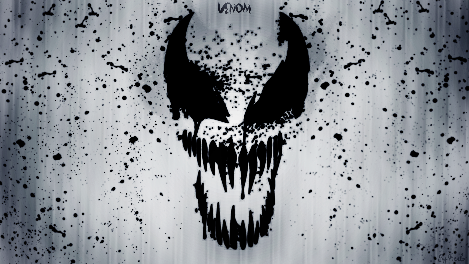 spiderman venom logo wallpaper