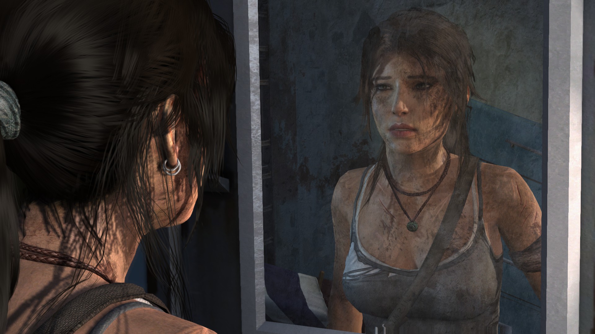 General 1920x1080 Tomb Raider (2013) Tomb Raider Lara Croft (Tomb Raider) mirror reflection video game girls video game characters
