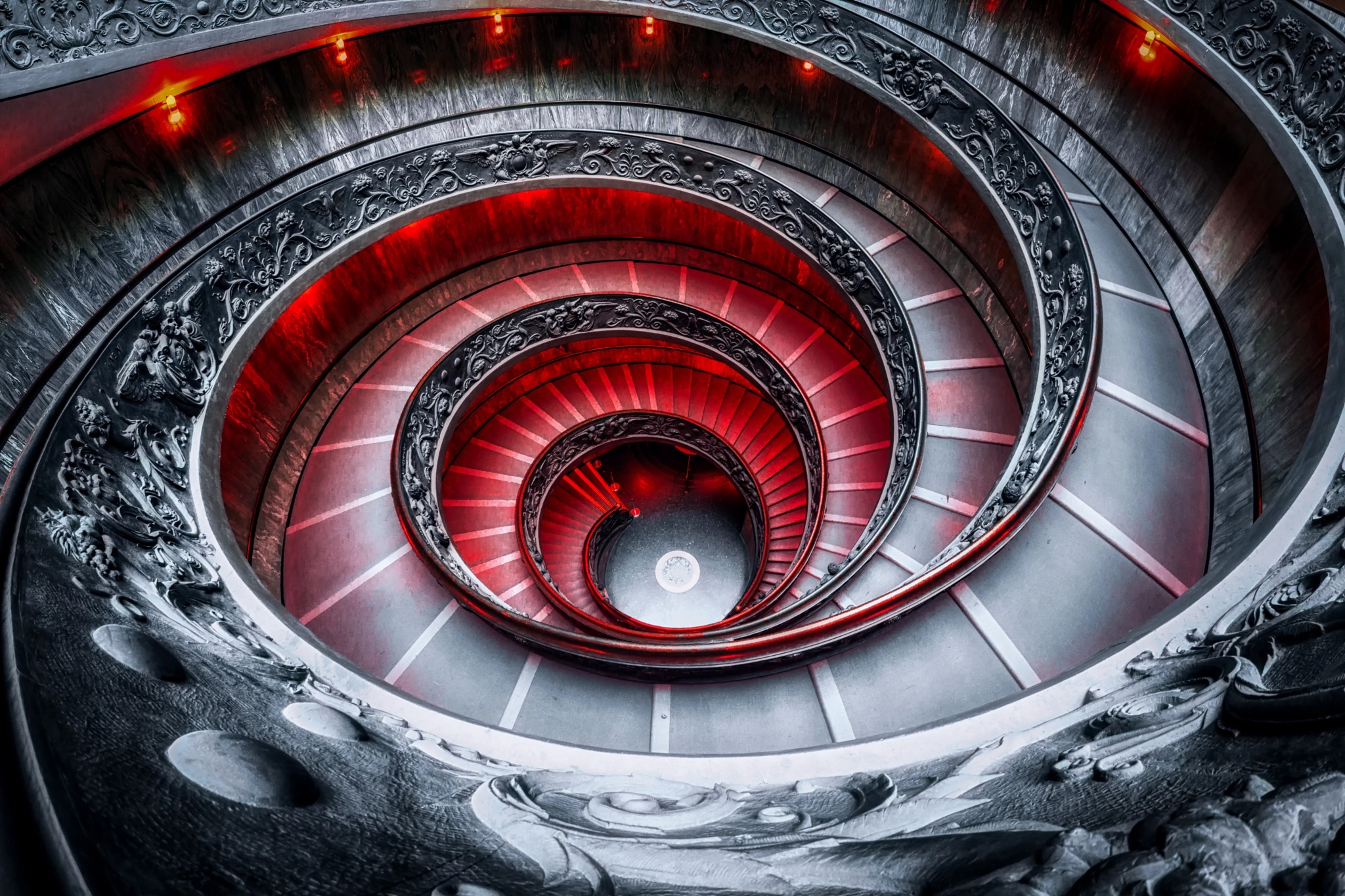 General 2048x1365 Vatican City architecture stairs building indoors Rome Italy