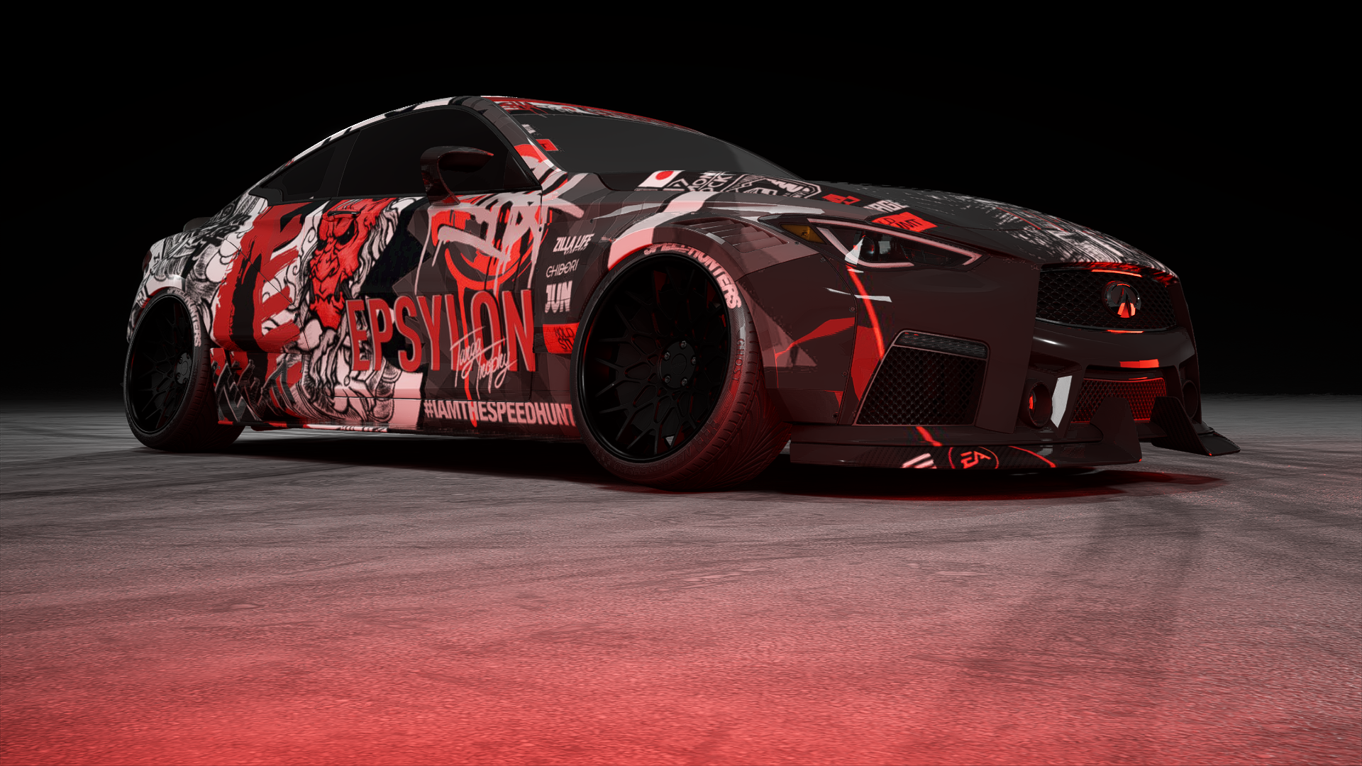 General 1920x1080 infinity red Need for Speed car vehicle livery Japanese cars Electronic Arts