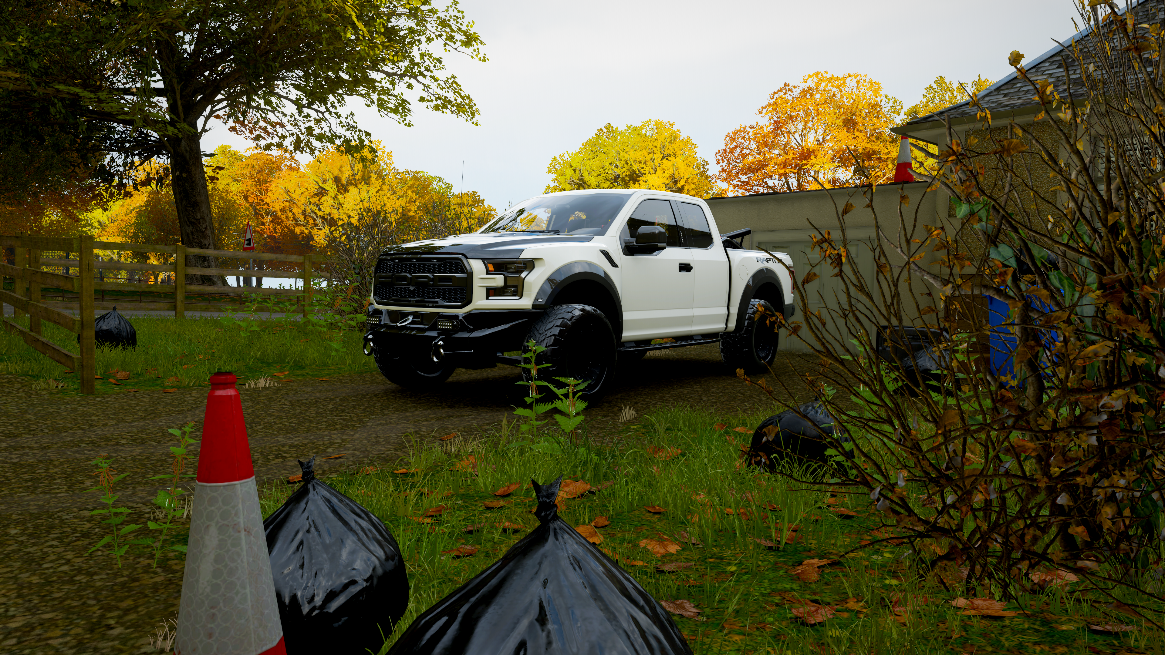 General 3840x2160 Forza Forza Horizon 4 video games Ford Raptor Ford pickup trucks American cars PlaygroundGames