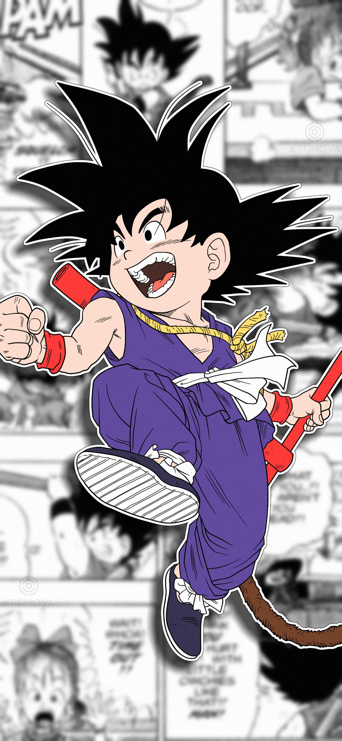 Anime 1440x3120 Dragon Ball Son Goku anime manga