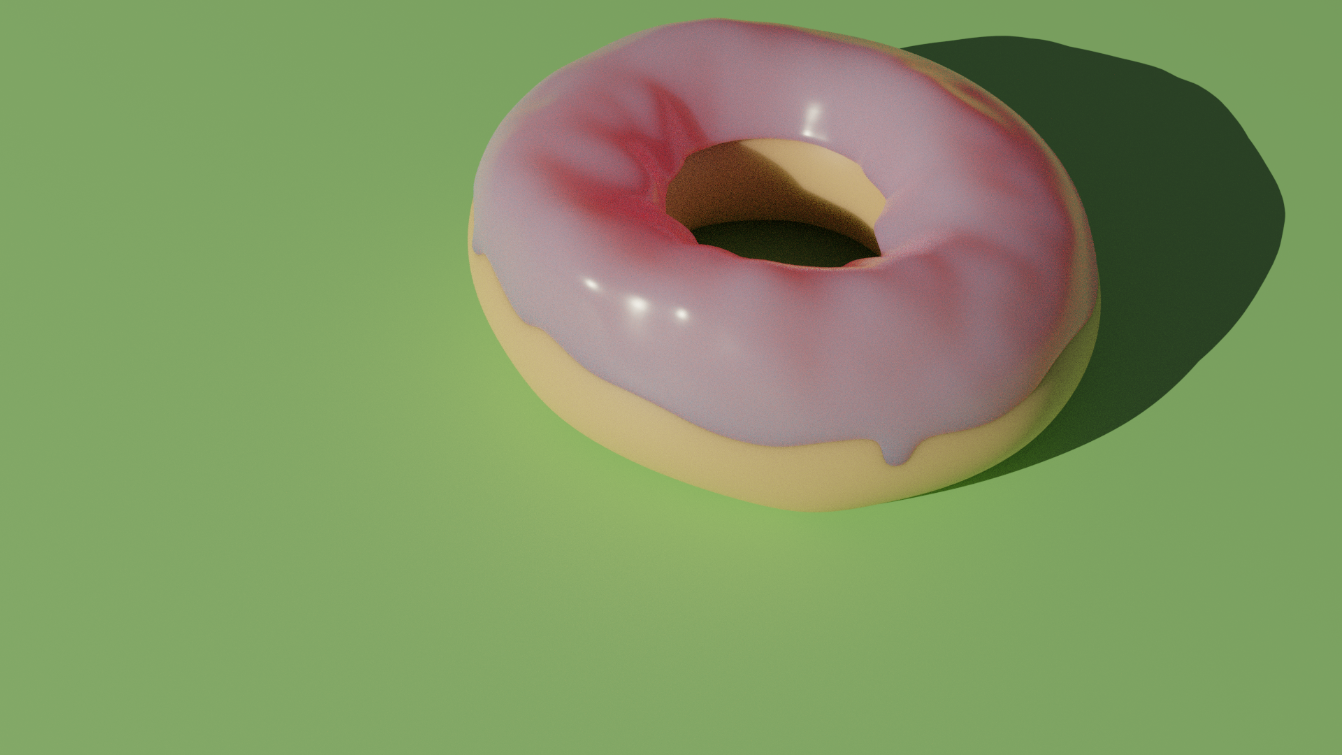 General 1920x1080 Blender minimalism pink food donut