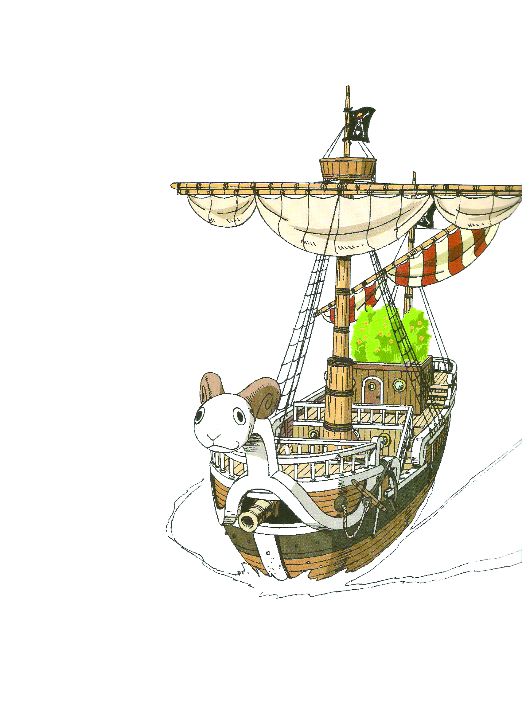 Anime 1700x2338 artwork anime ship sailing ship vehicle simple background white background