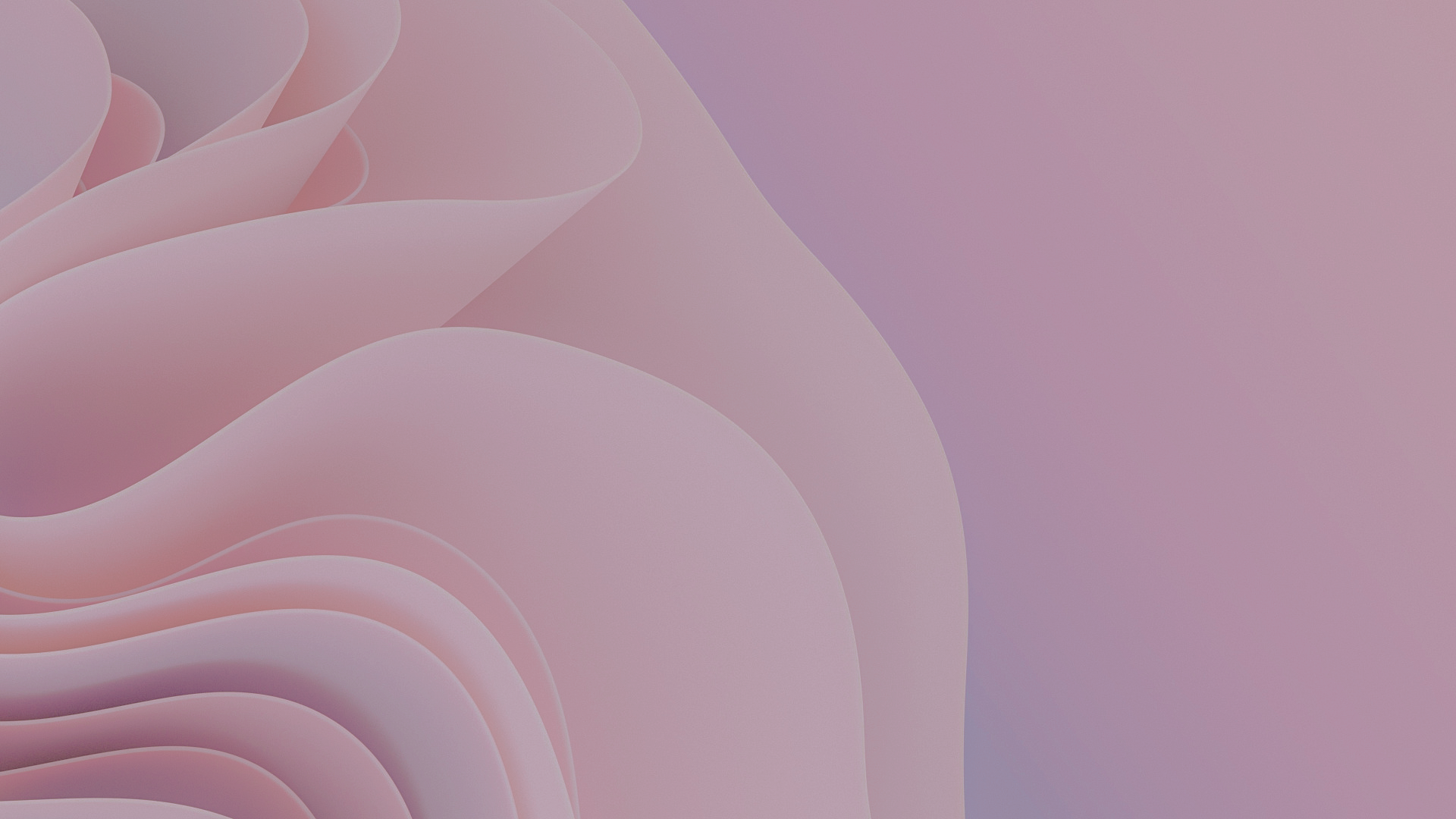 General 1920x1080 waves abstract pastel pink background simple background pink digital art