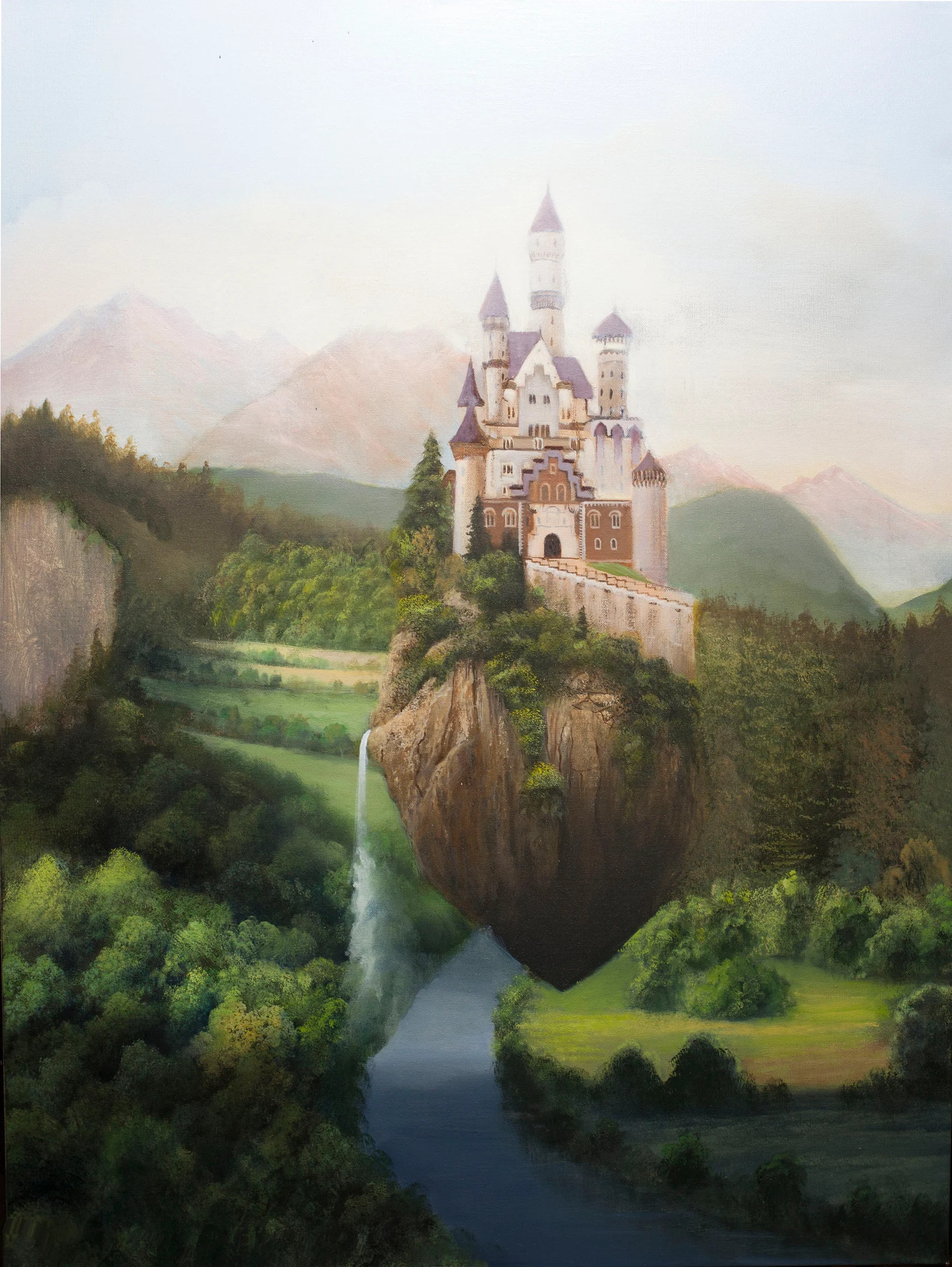 General 1588x2113 fantasy art fantasy castle castle mountains landscape forest river island