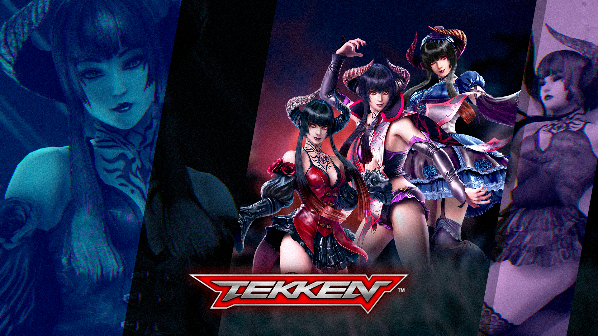 General 1920x1080 Tekken video game girls Eliza Tekken Revolution vampire girl brunette