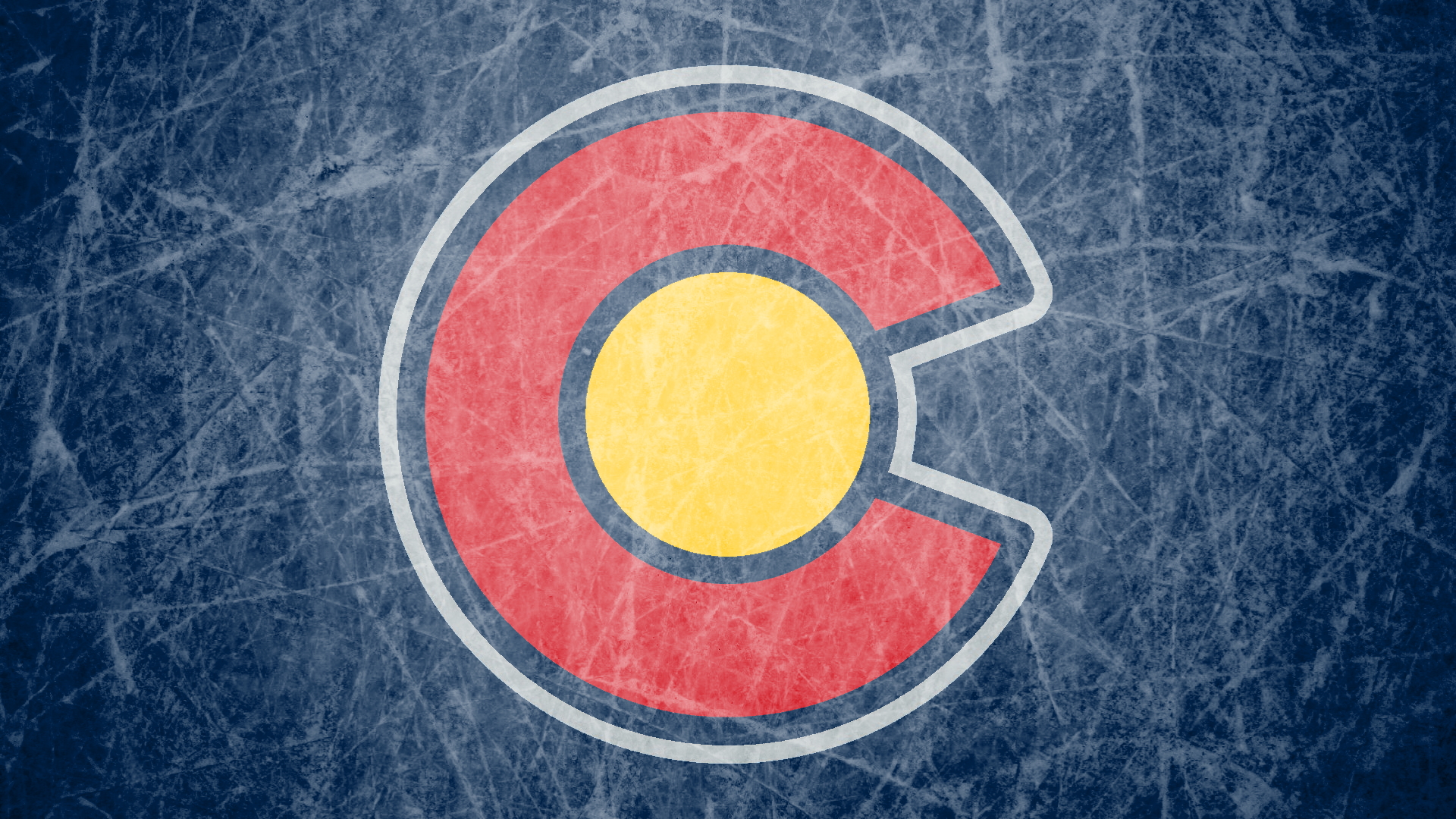 General 1920x1080 Colorado Avalanche NHL Reverse Retro Hockey ice hockey logo minimalism simple background