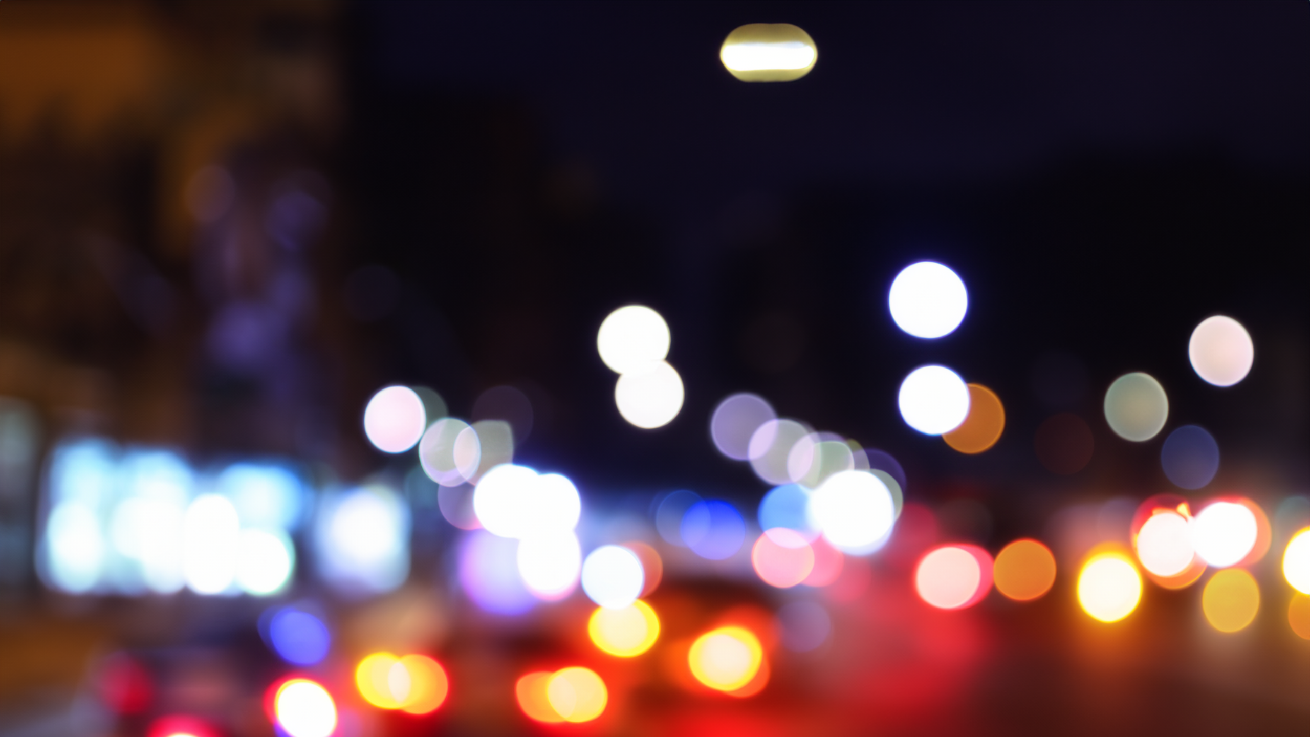 General 2560x1440 bokeh traffic city lights minimalism blurred blurry background simple background
