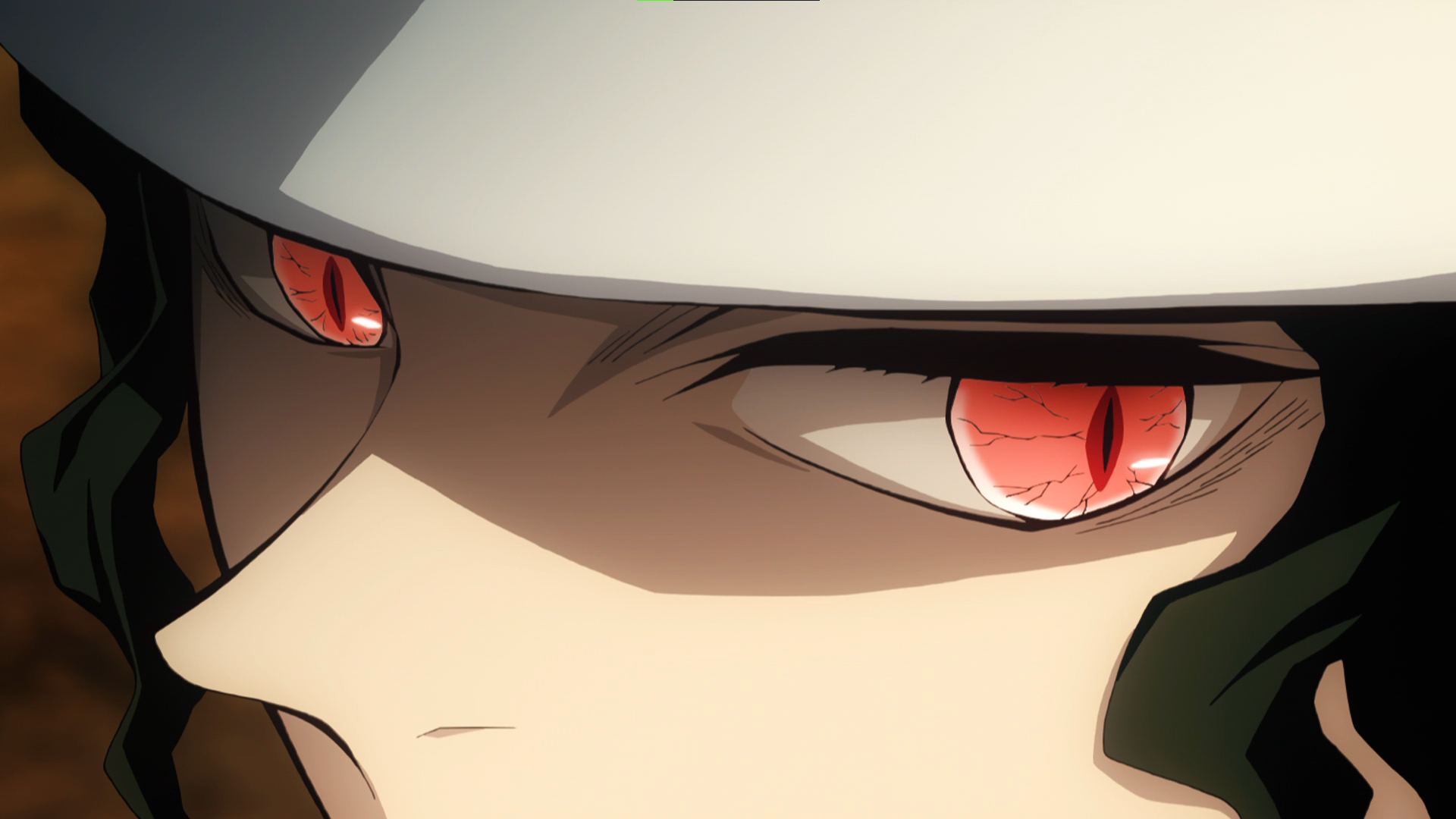 Anime 1920x1080 Kimetsu no Yaiba anime Anime screenshot anime boys glowing eyes Muzan Kibutsuji angry demon closeup