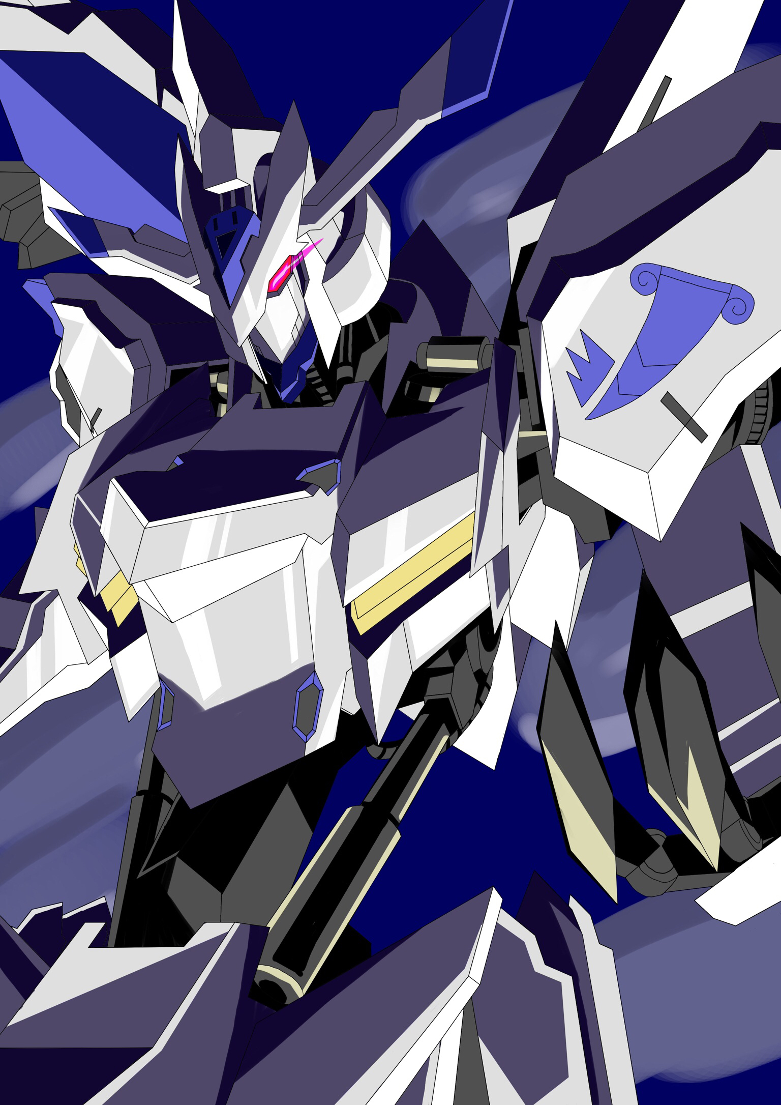 Anime 1536x2172 anime Gundam mechs Super Robot Taisen Mobile Suit Gundam: Iron-Blooded Orphans Gundam Bael artwork digital art fan art