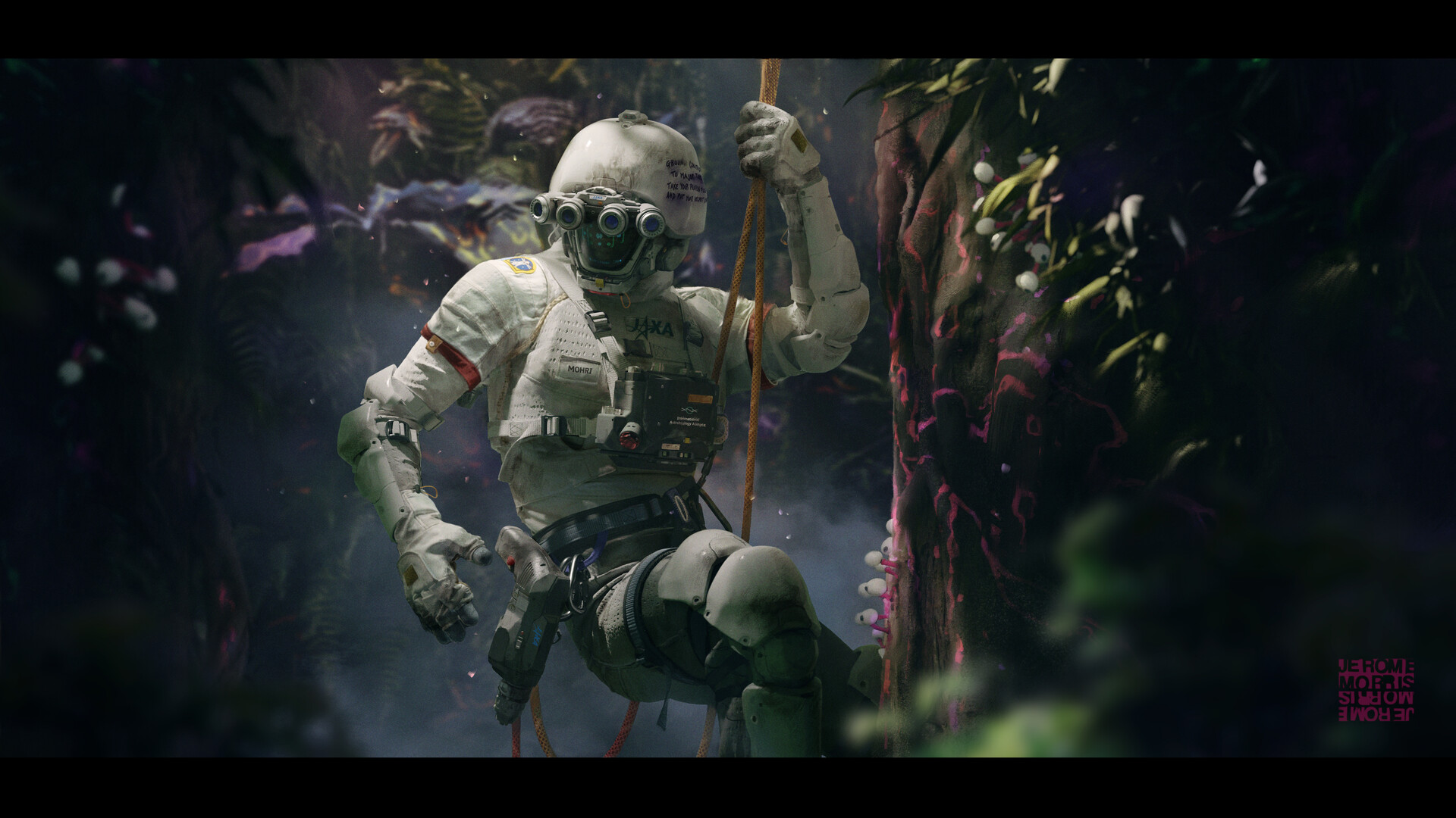 General 1920x1080 futuristic nature soldier fantasy art artwork digital art