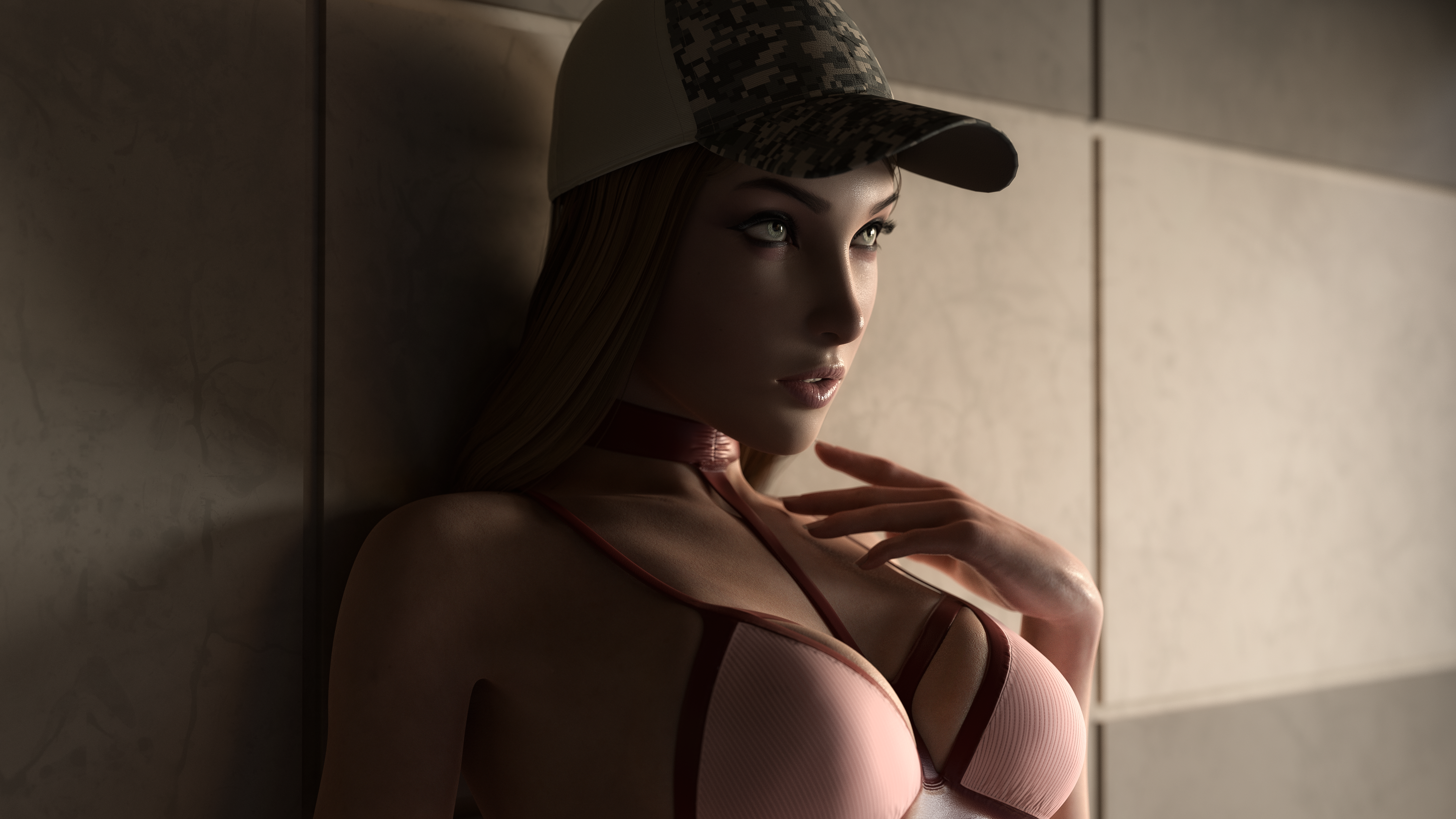 General 3840x2160 Rachel Amber Life is Strange Before the Storm video games video game girls underwear bra HydraFXX artwork CGI hat