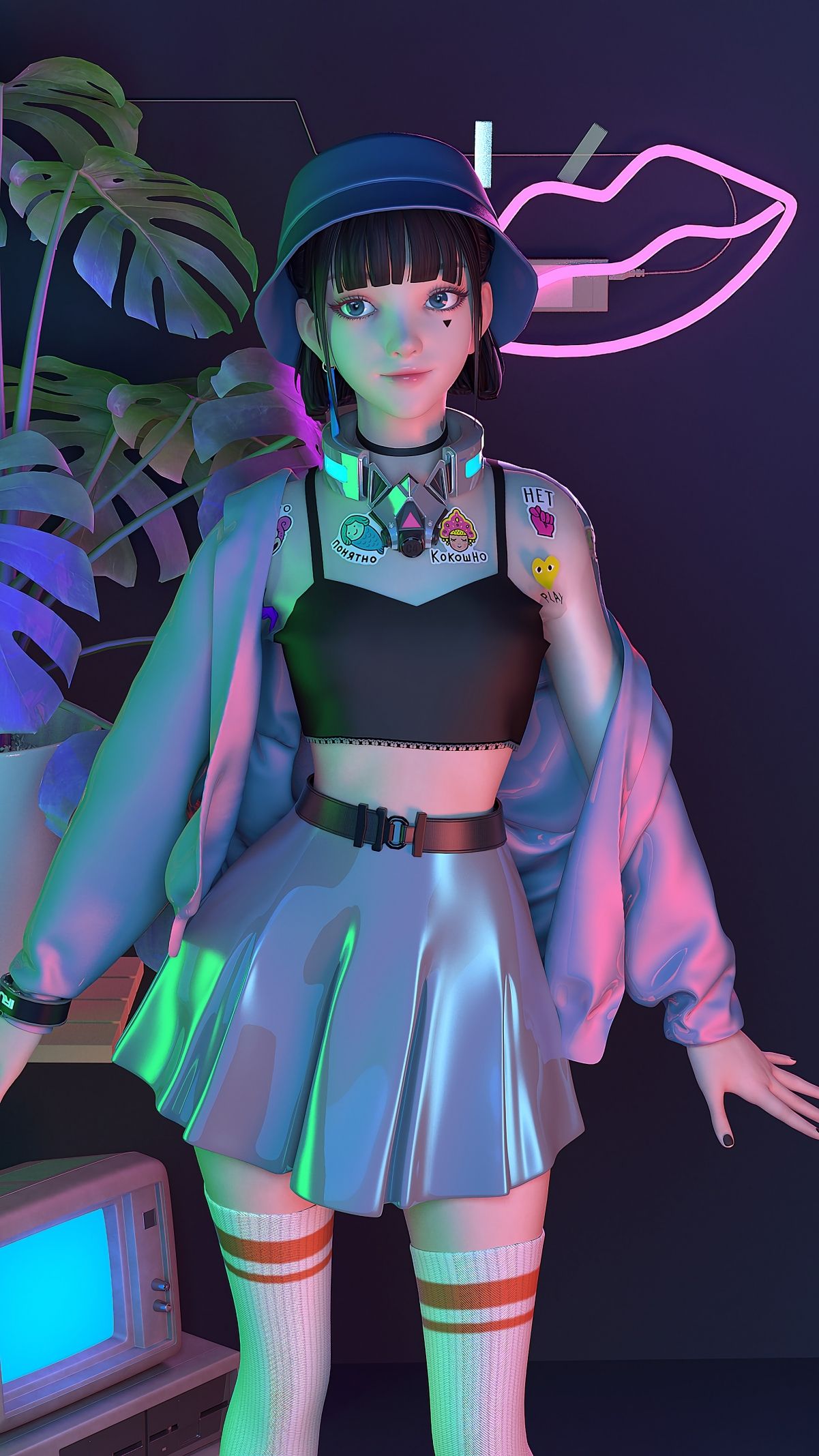 General 1201x2135 cyberpunk fantasy girl