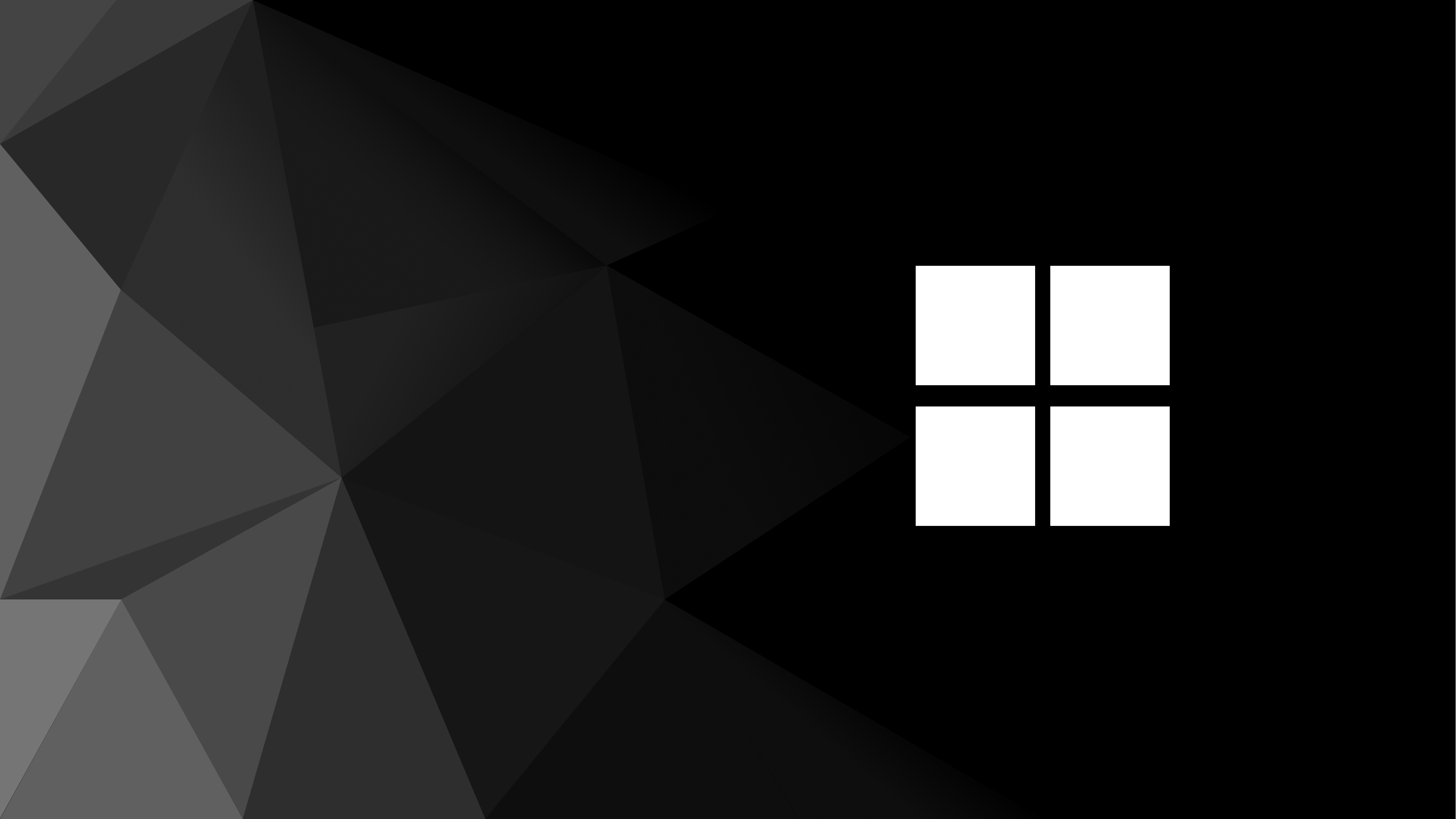 General 3840x2160 Windows 11 gradient polygon art minimalism Microsoft Windows operating system simple background digital art