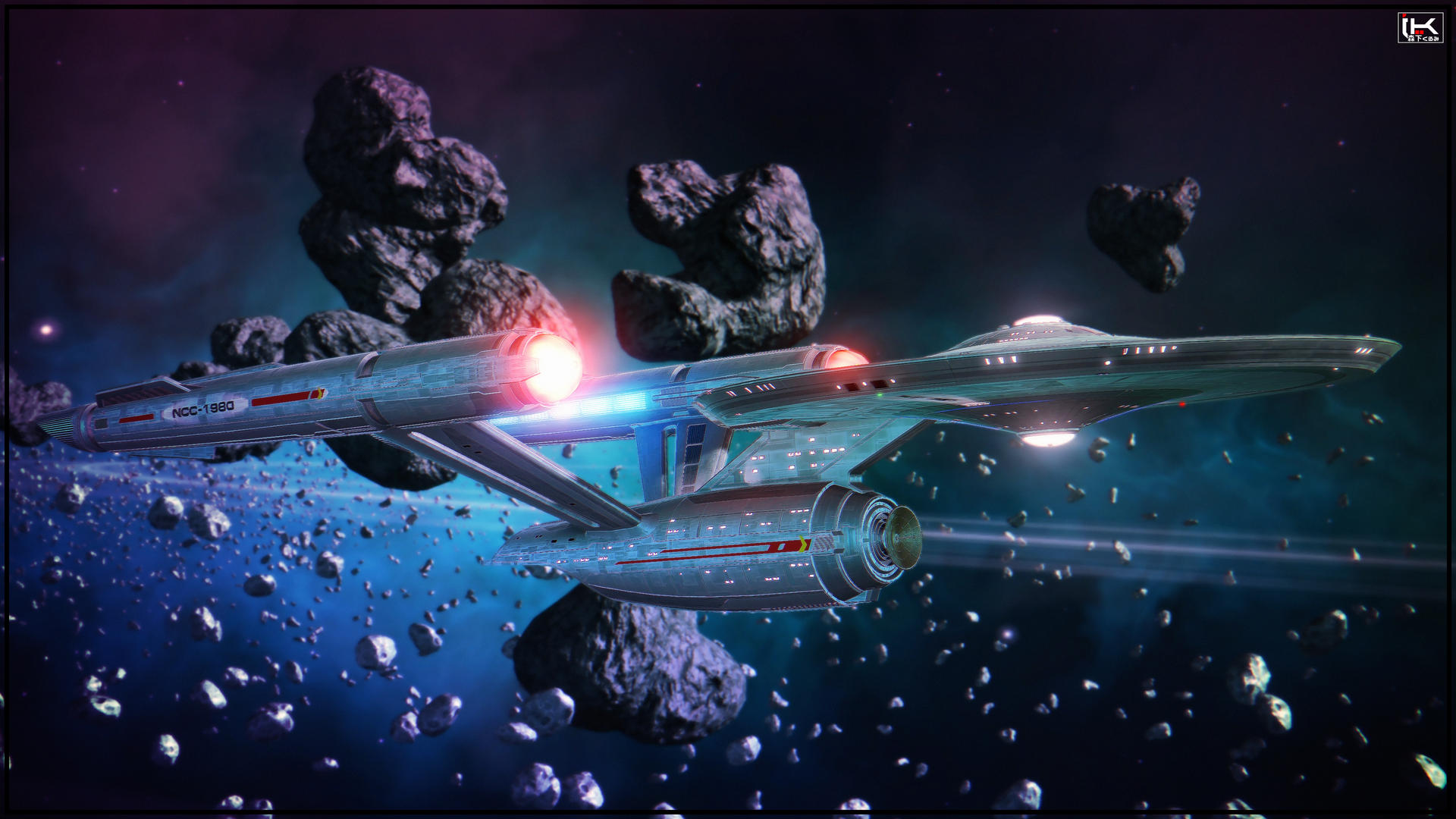 General 1920x1080 Star Trek USS Enterprise (spaceship) science fiction artwork spaceship vehicle TV series