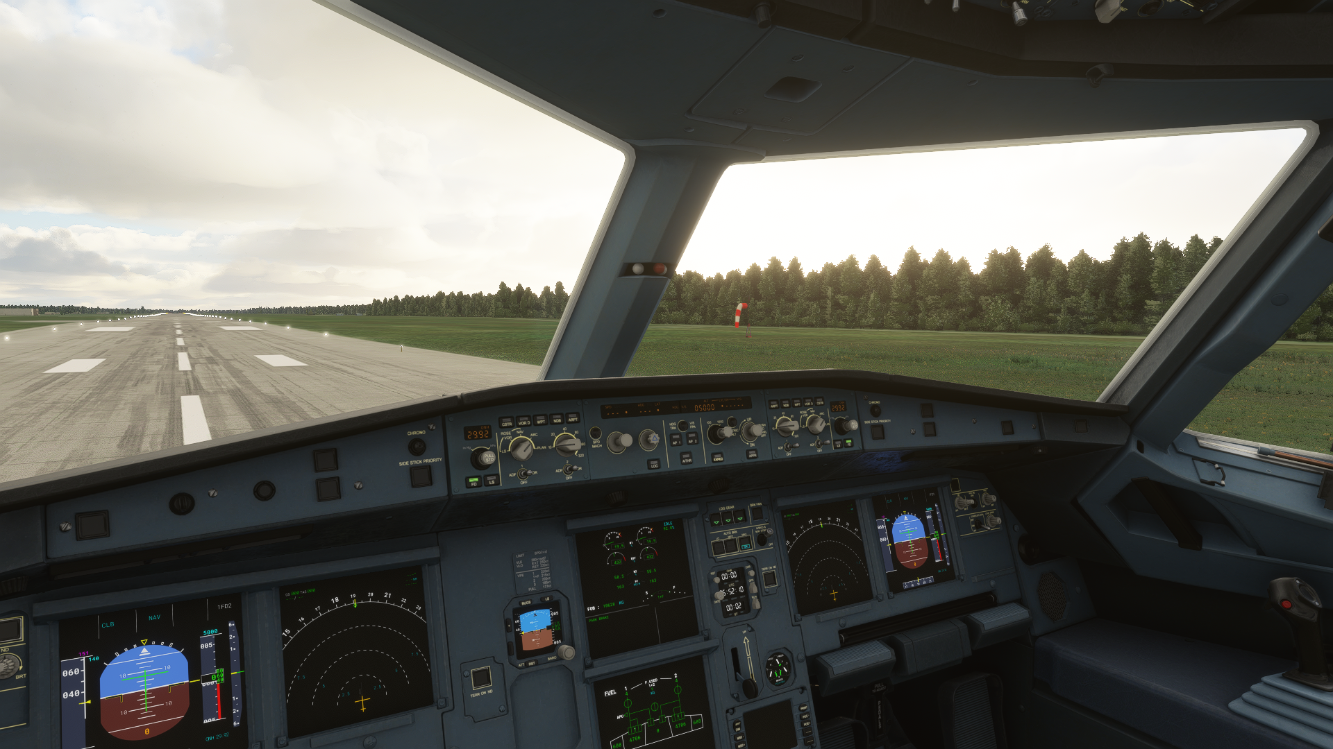 General 1920x1080 Microsoft Flight Simulator 2020 Airbus A320 cockpit aircraft PC gaming screen shot vehicle passenger aircraft vehicle interiors