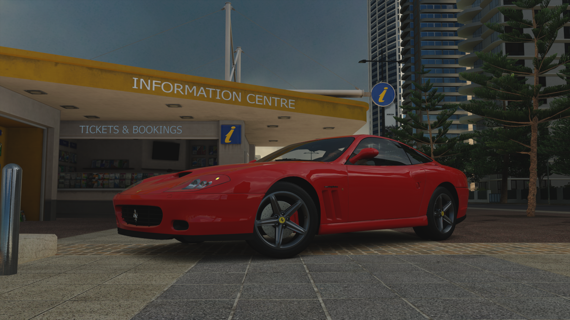 General 1920x1080 Forza Horizon 3 Ferrari Forza video games red cars car screen shot vehicle