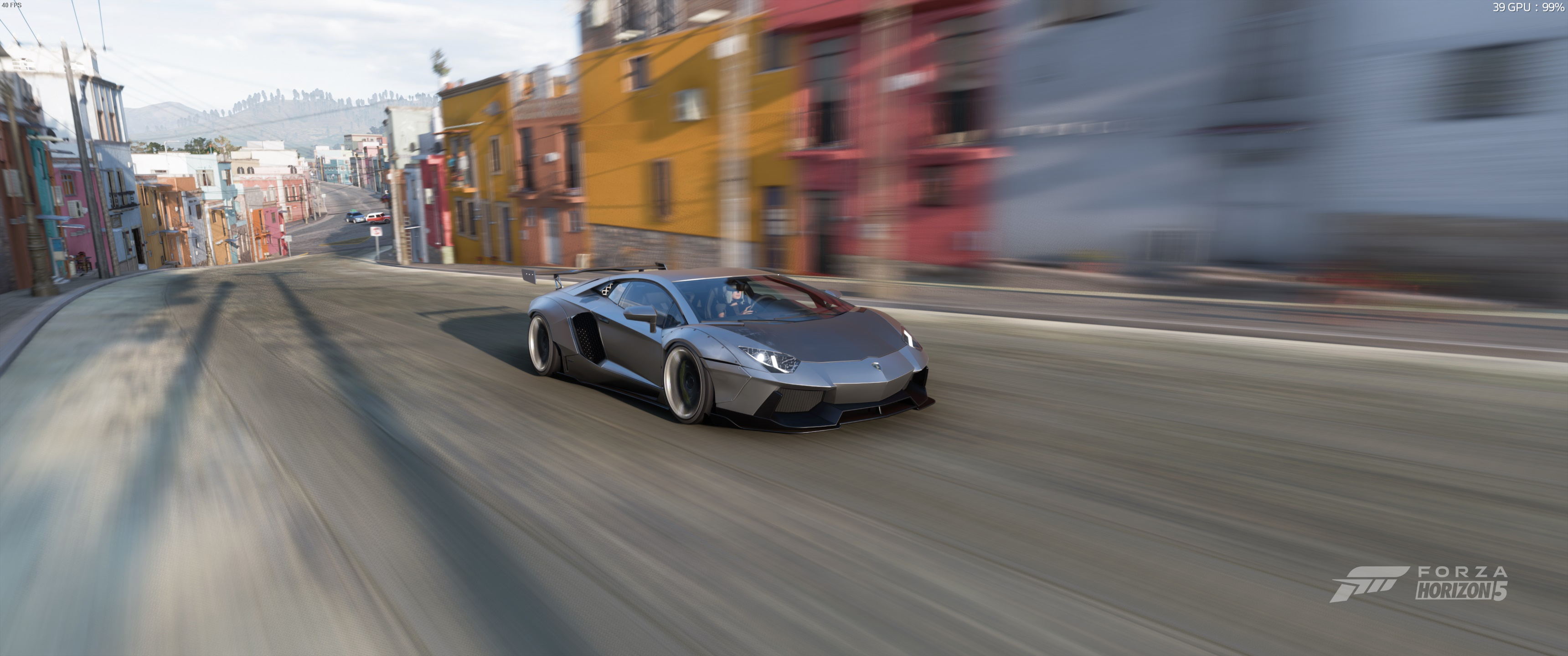 General 3440x1440 car LP-700 video games Forza Horizon 5 Lamborghini