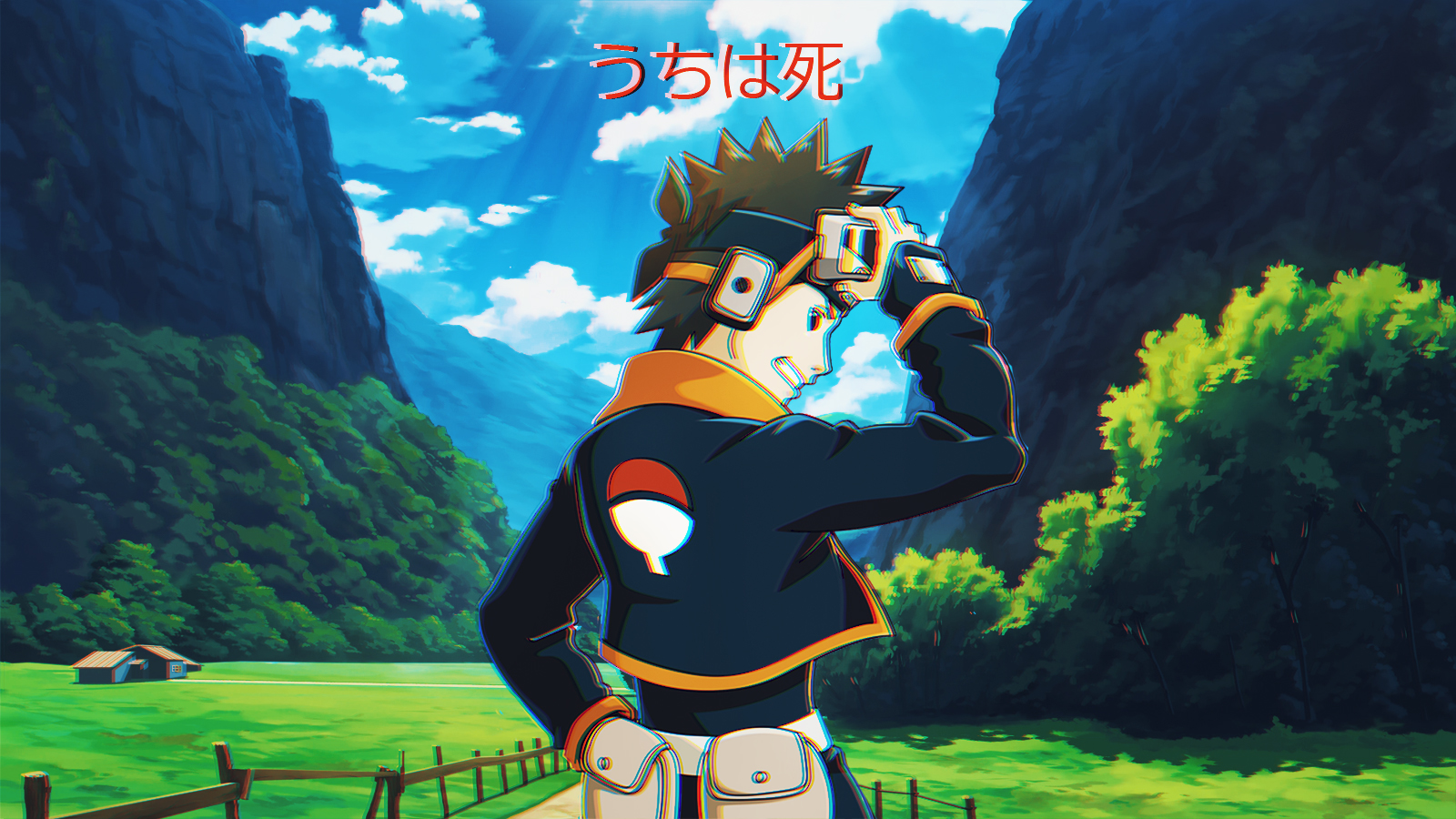 Anime 1600x900 Uchiha Obito Naruto Shippuden anime anime boys