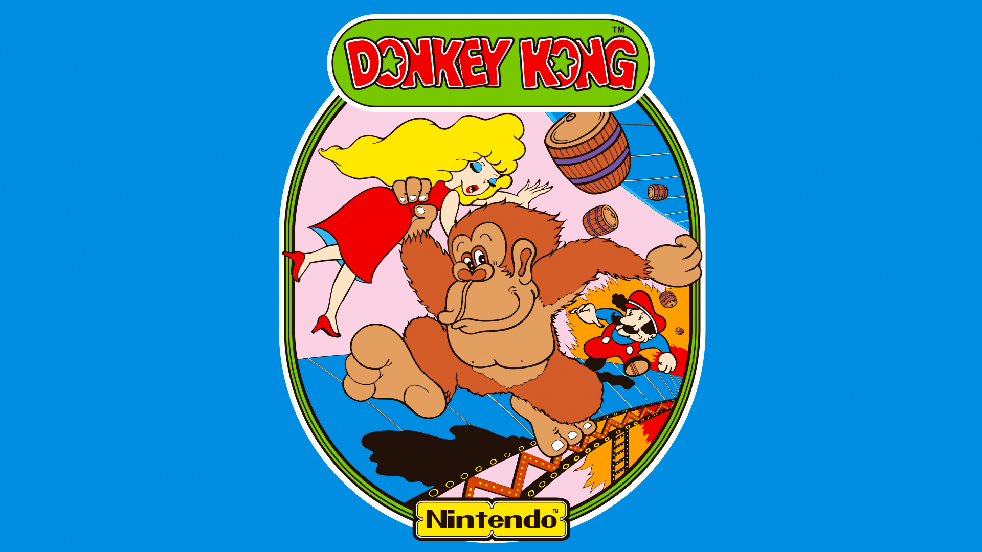 General 1920x1080 video games arcade cabinet Donkey Kong Nintendo video game characters Mario (Character)