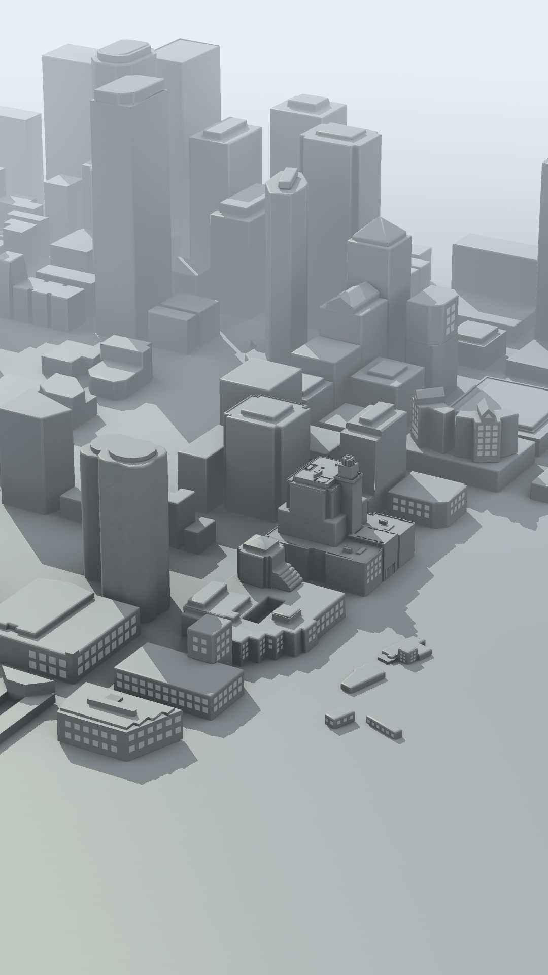 General 1080x1920 3D Abstract city CGI