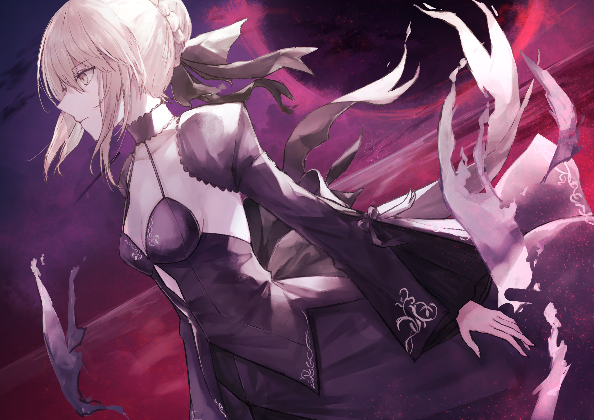 Anime 2047x1447 anime anime girls Fate/Grand Order Saber Alter Fate series Fate/Stay Night